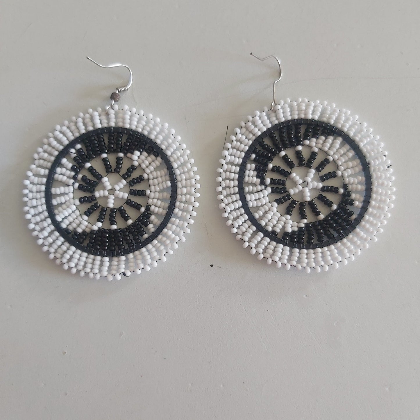 Zulu Disc Circle Earrings