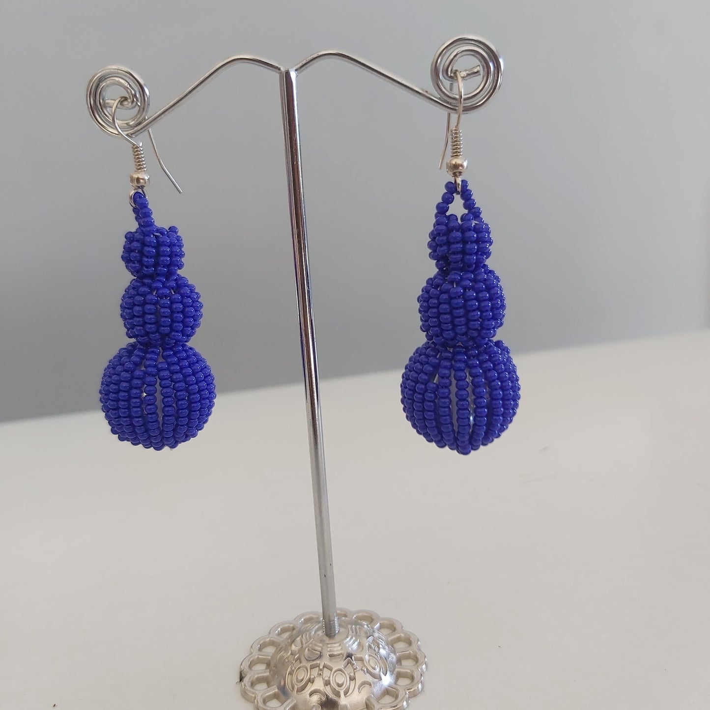Beaded Ball Earrings