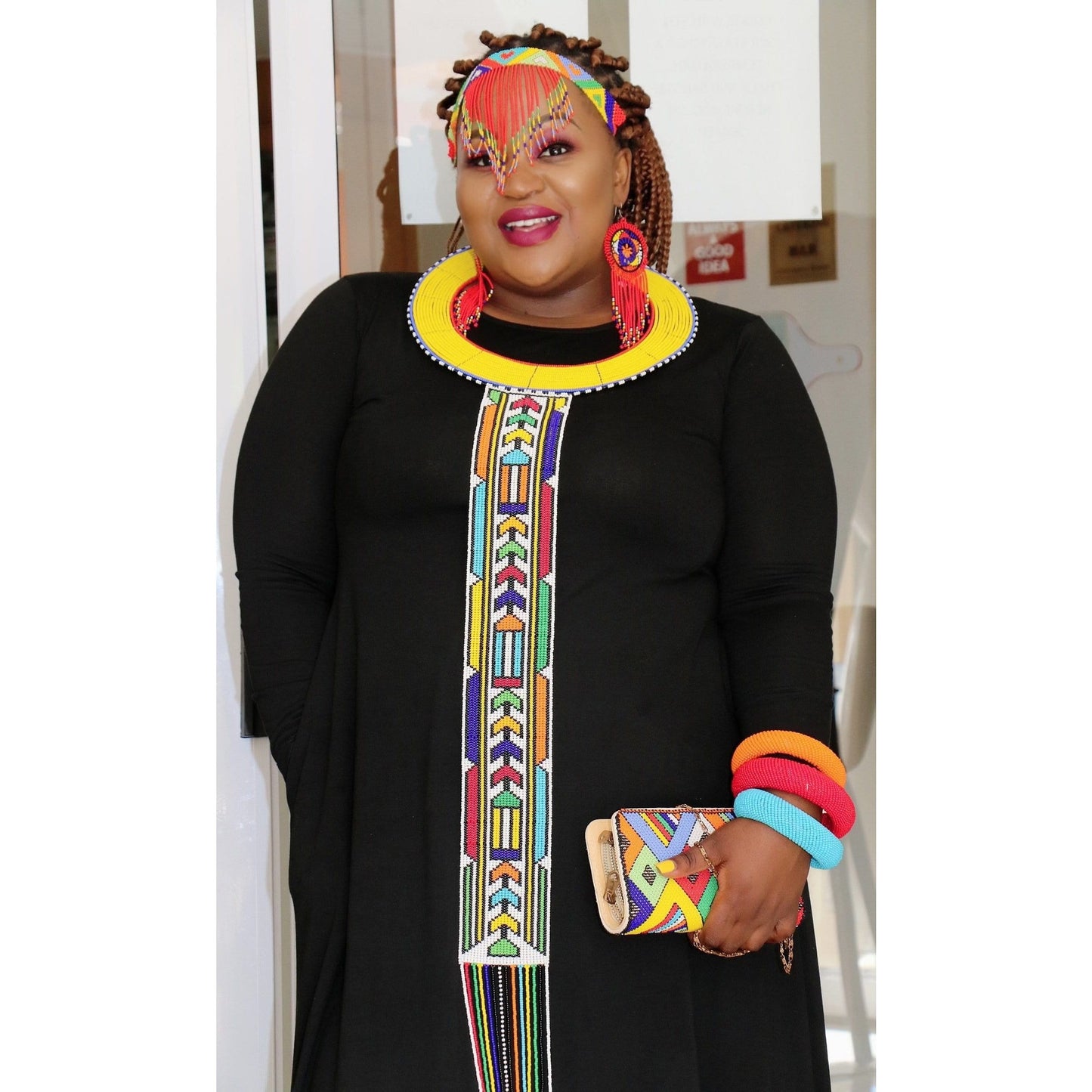 Avela Beaded Neckpiece