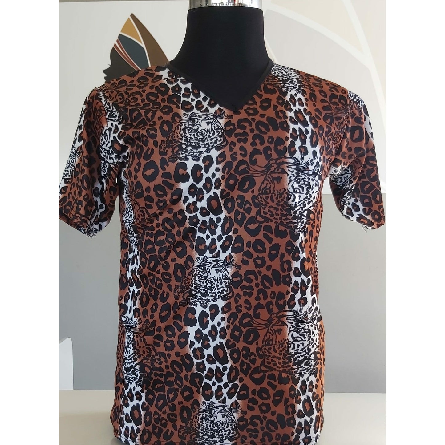 Leopard Print Men's TShirt