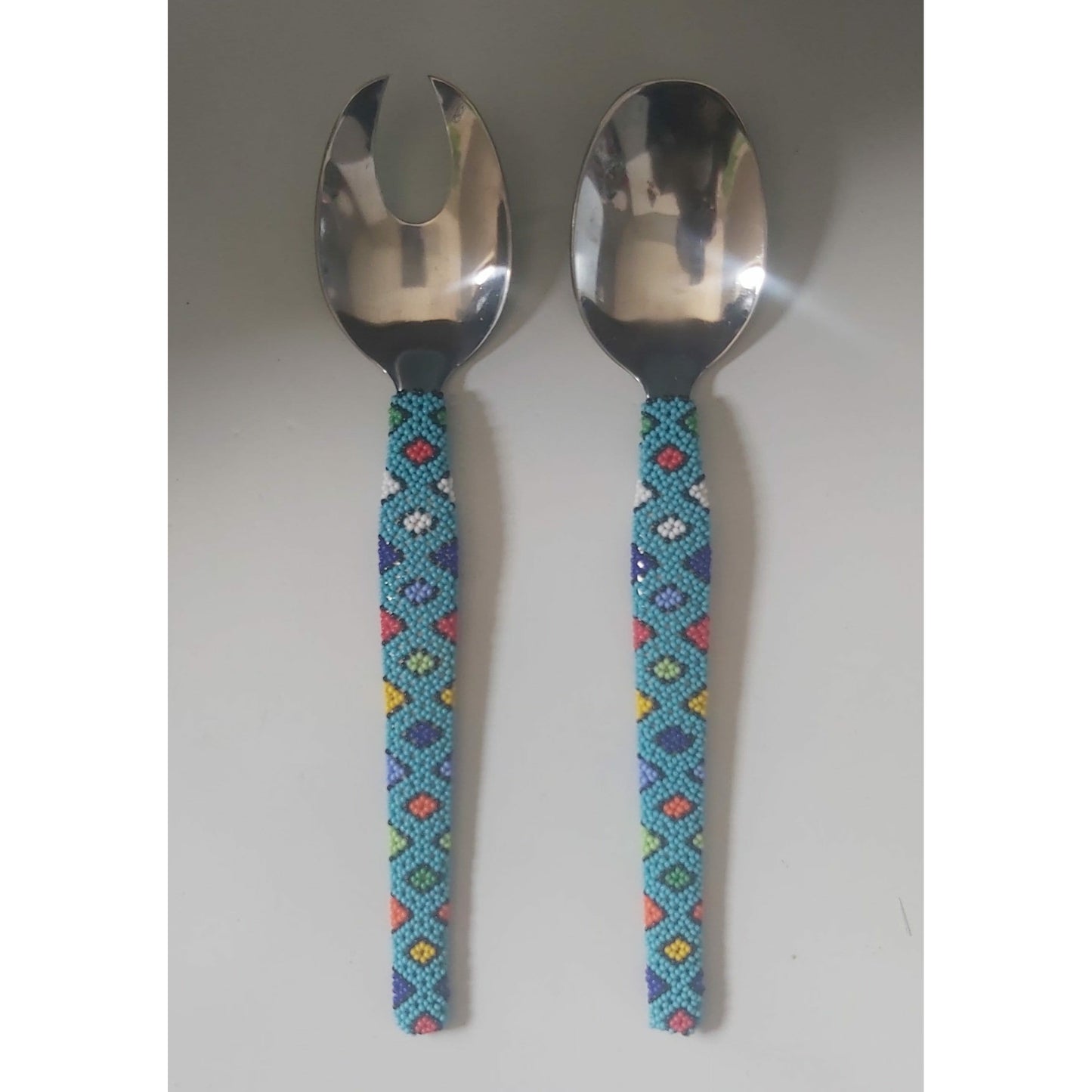 Beaded Salad Servers set (2)