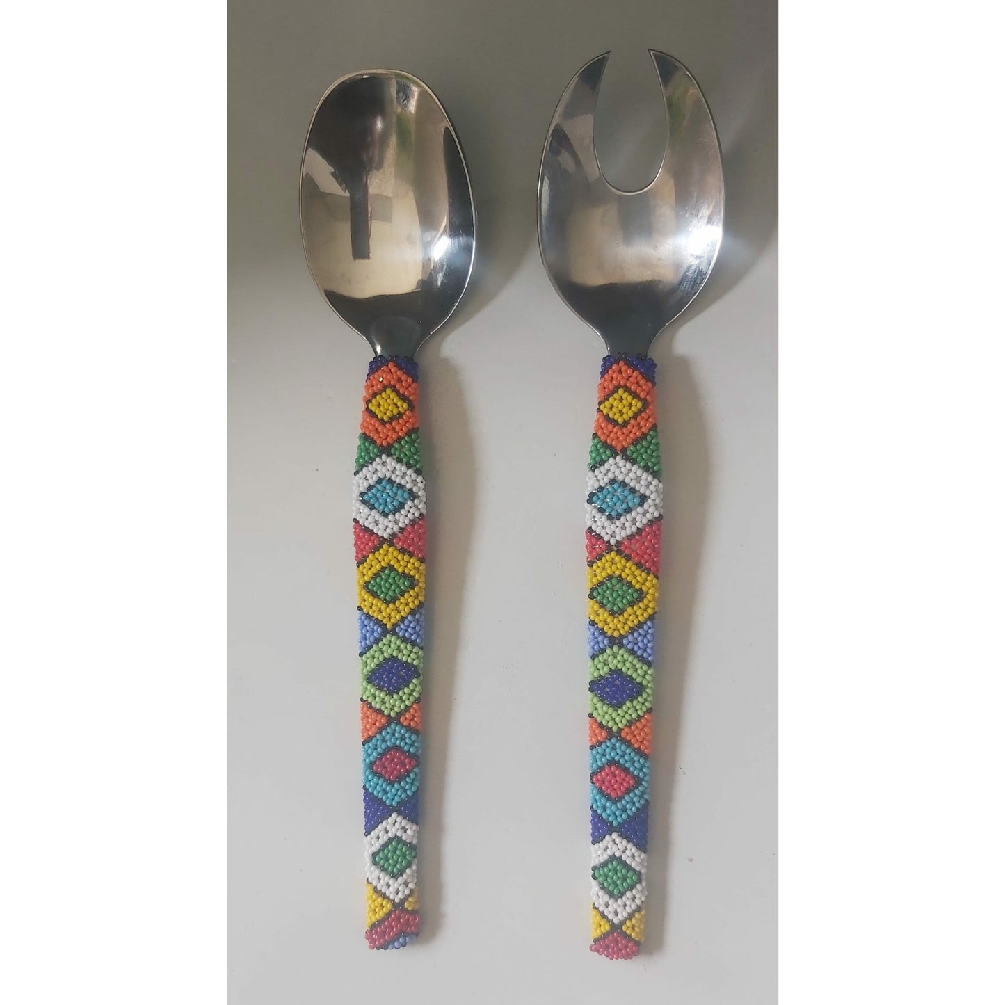 Beaded Salad Servers set (2)