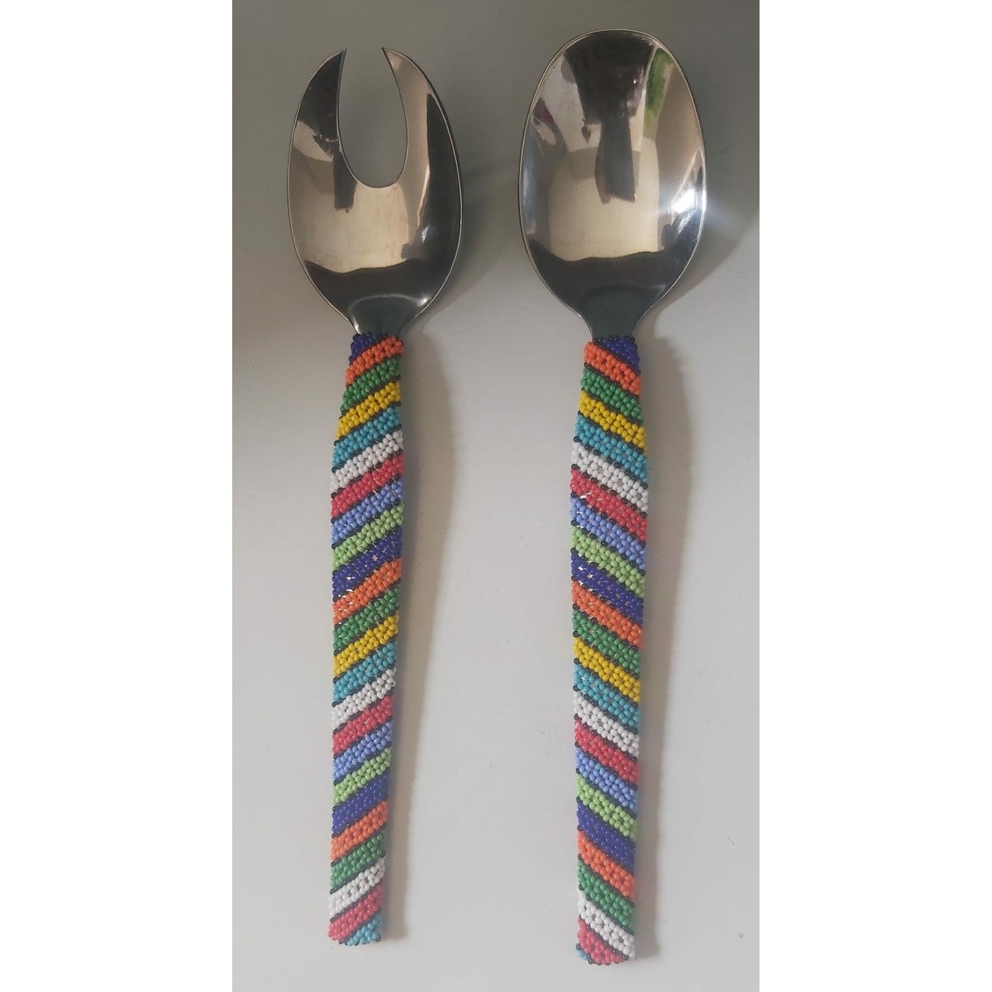 Beaded Salad Servers set (2)