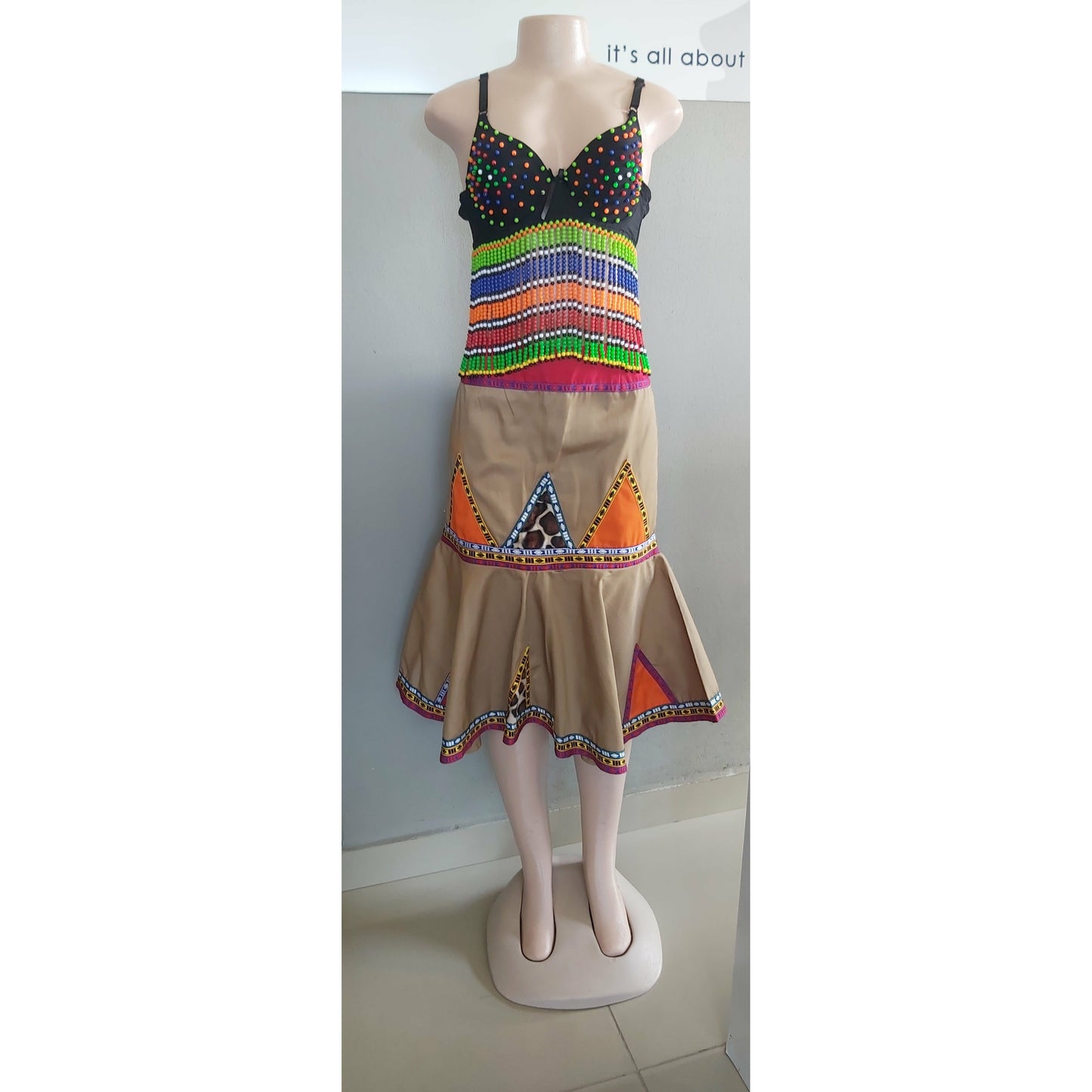 umBlaselo - Zulu Skirt and Waistcoat set
