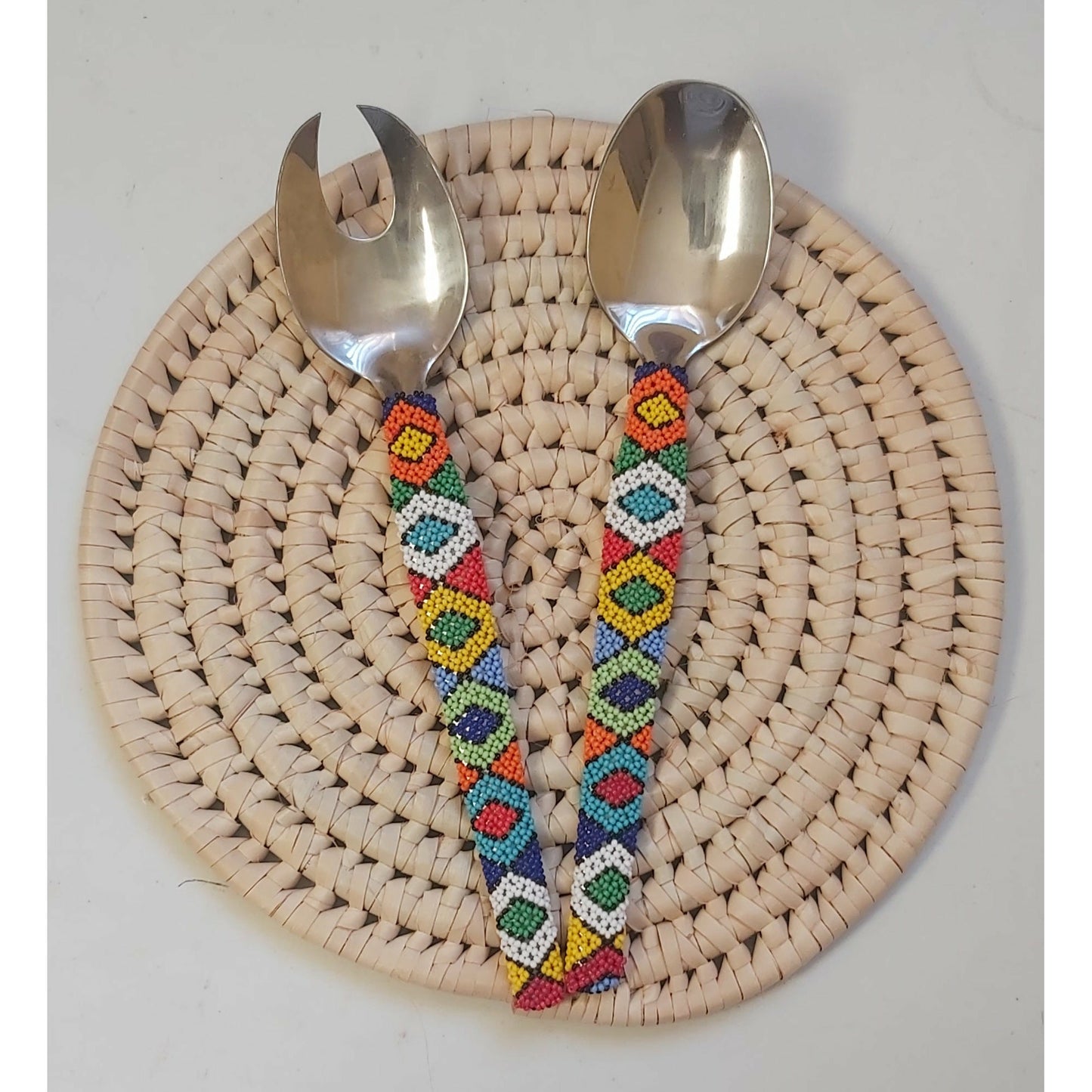 Beaded Salad Servers set (2)