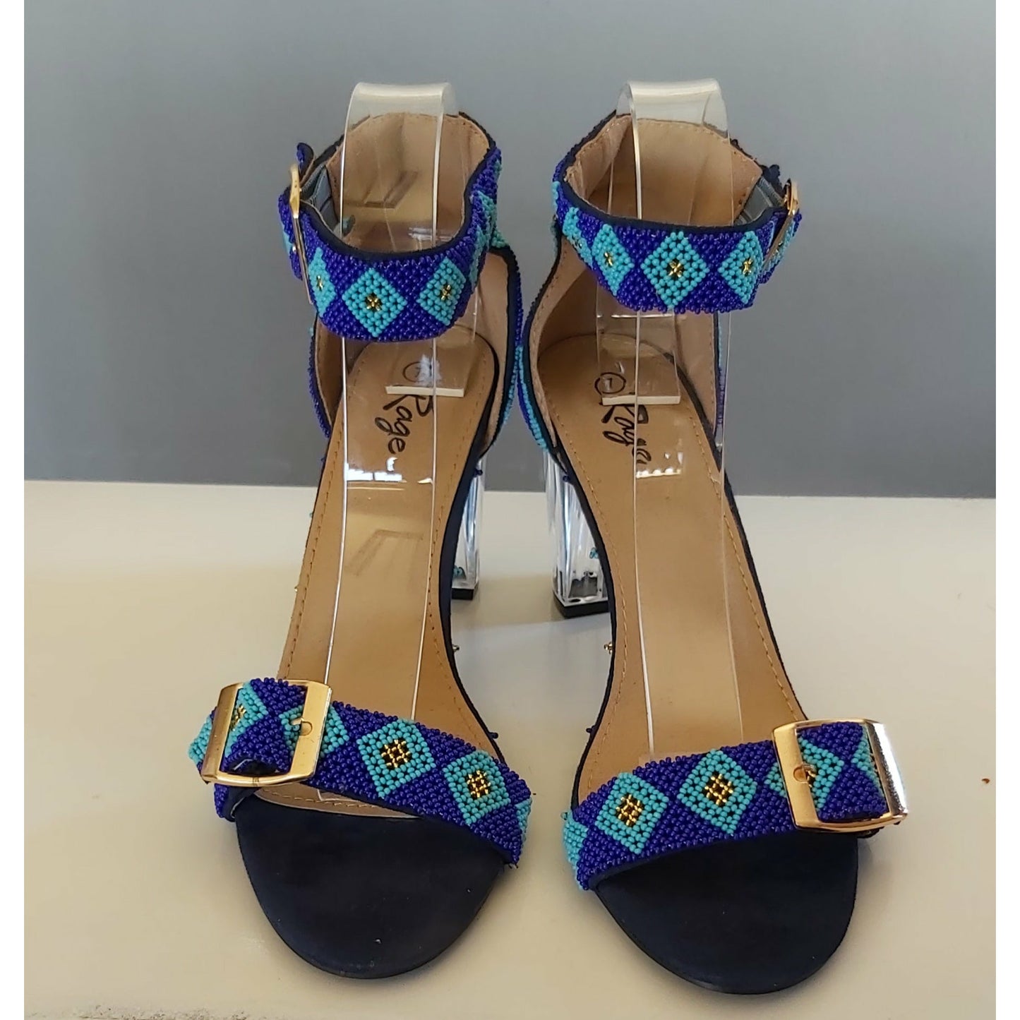 Beaded Shoe Heels