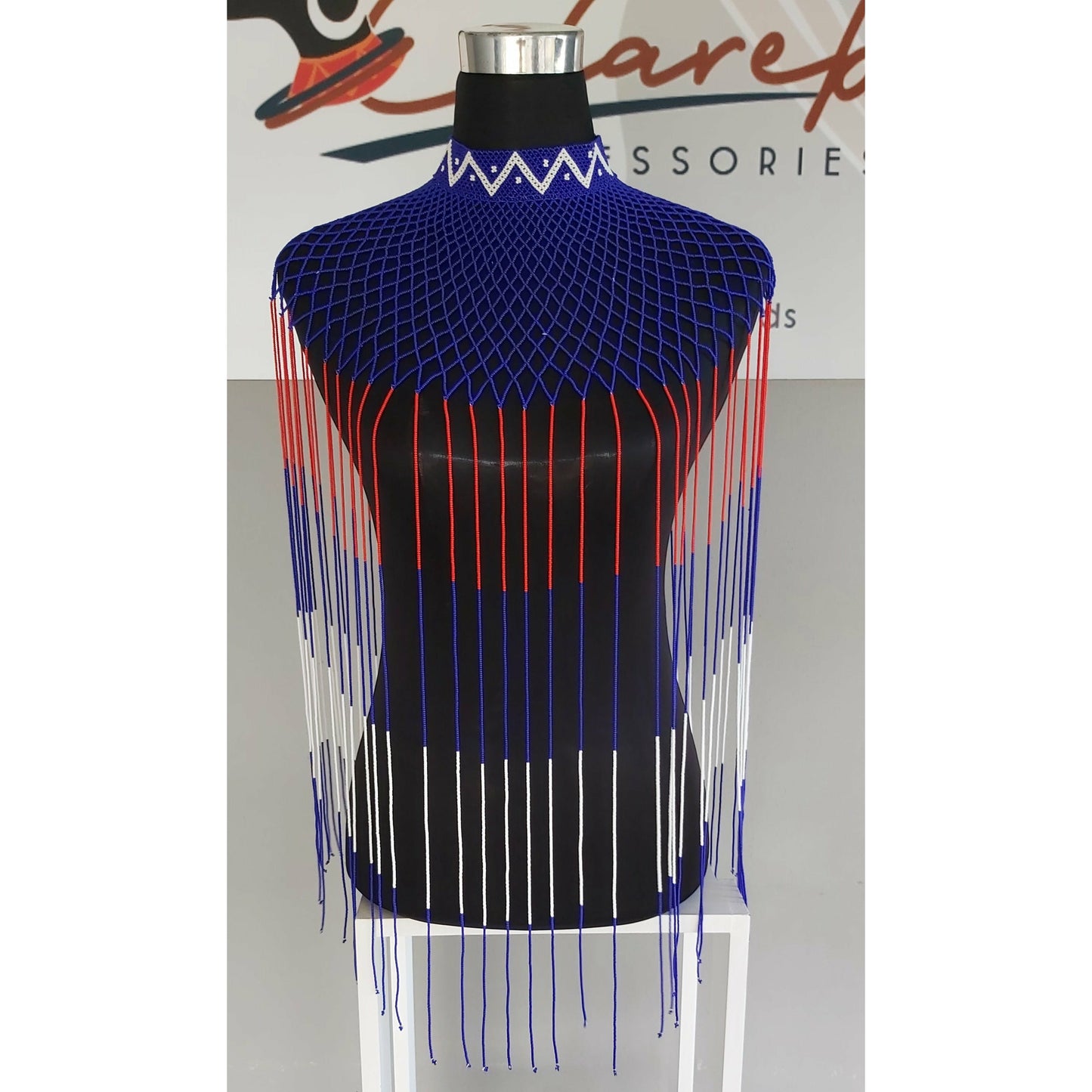Sazi Men's Waterfall Neckpiece