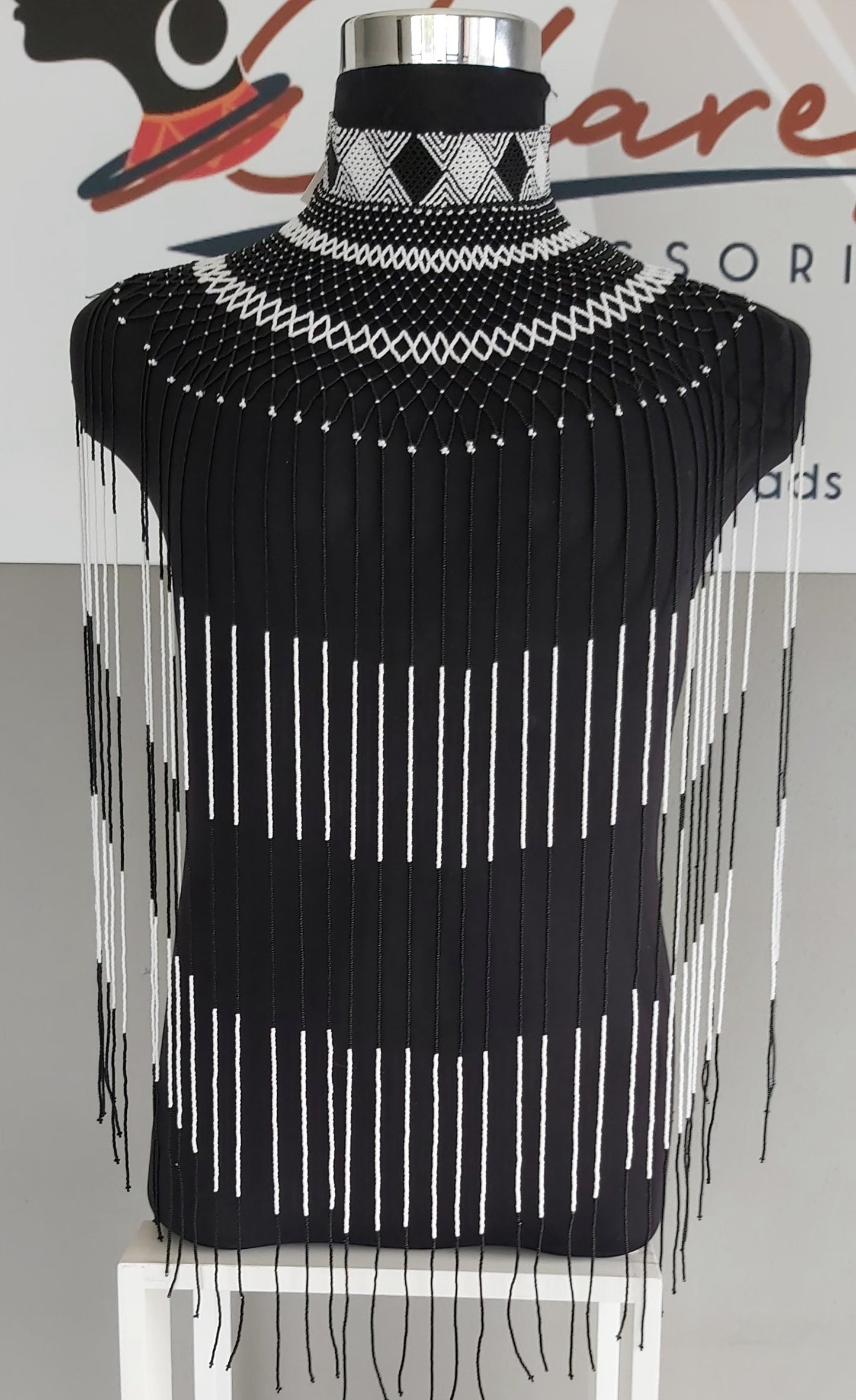 Sazi Men's Waterfall Neckpiece
