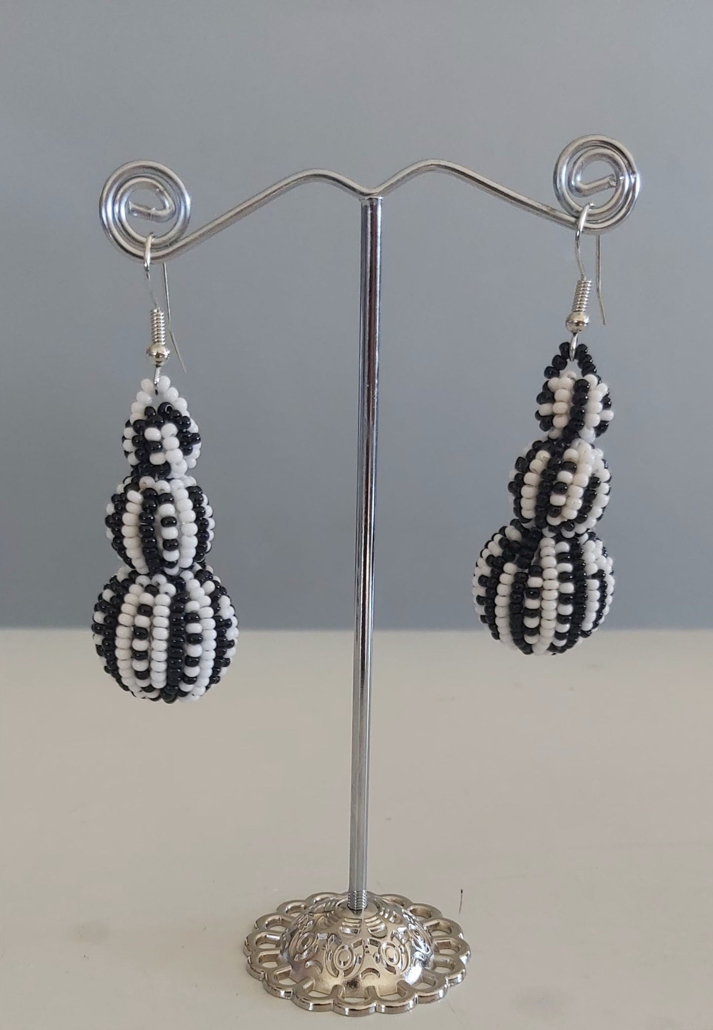 Beaded Ball Earrings