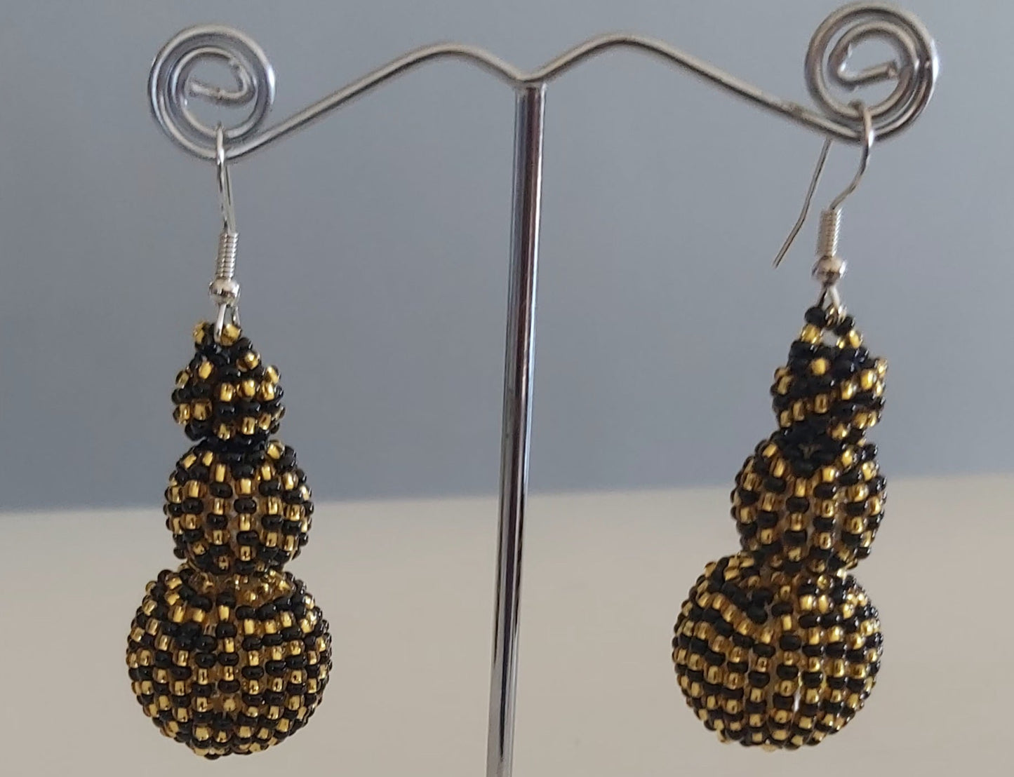 Beaded Ball Earrings