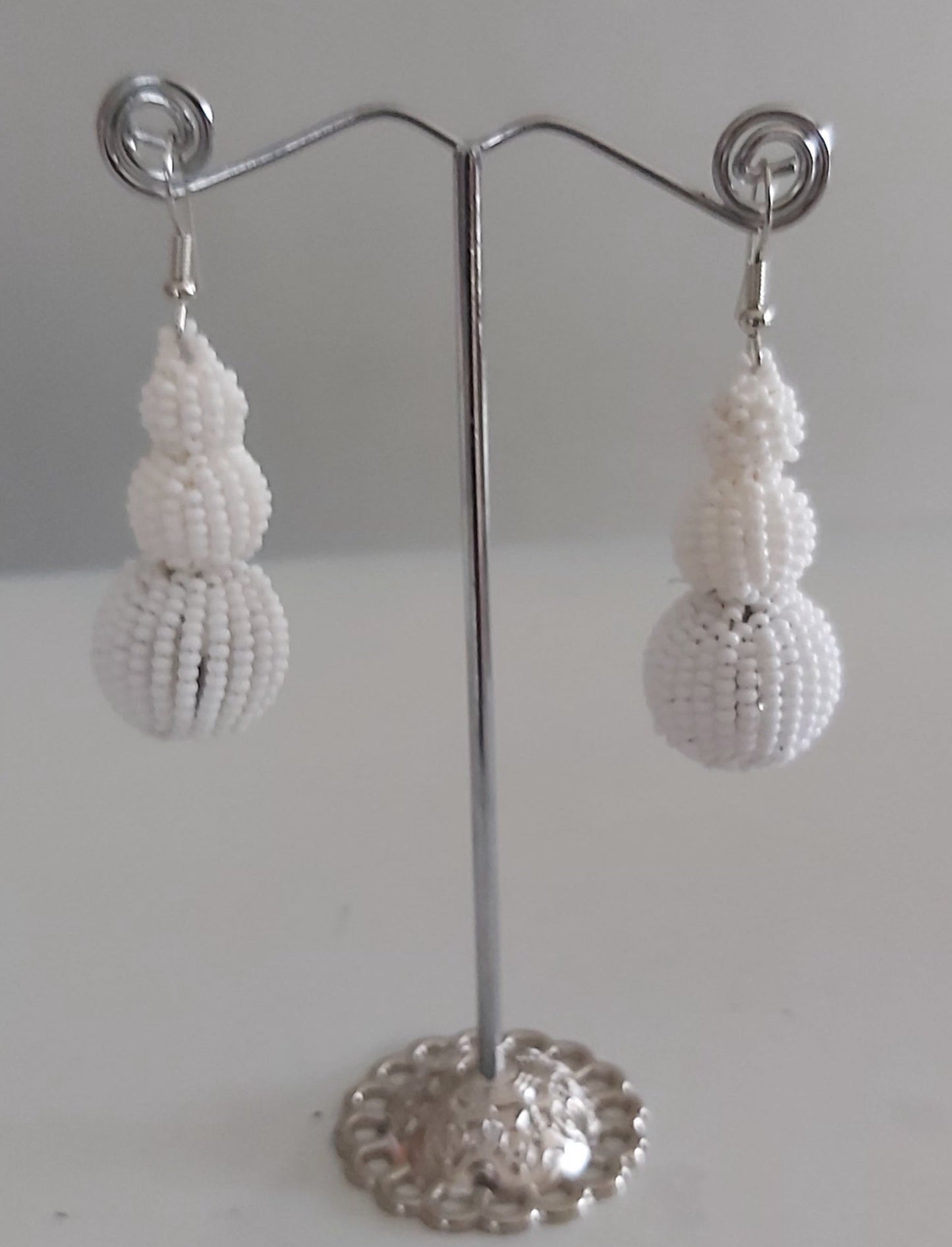 Beaded Ball Earrings