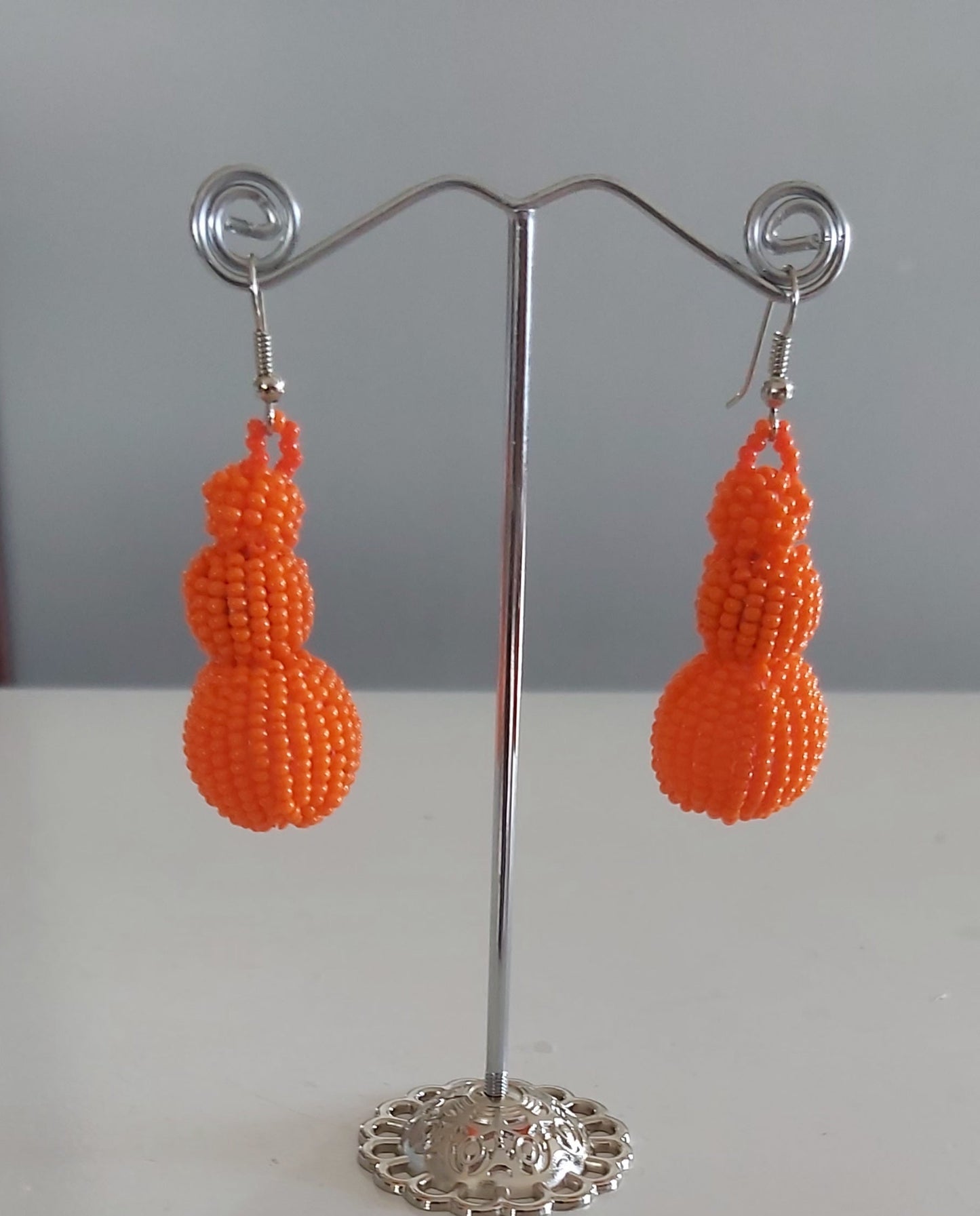 Beaded Ball Earrings