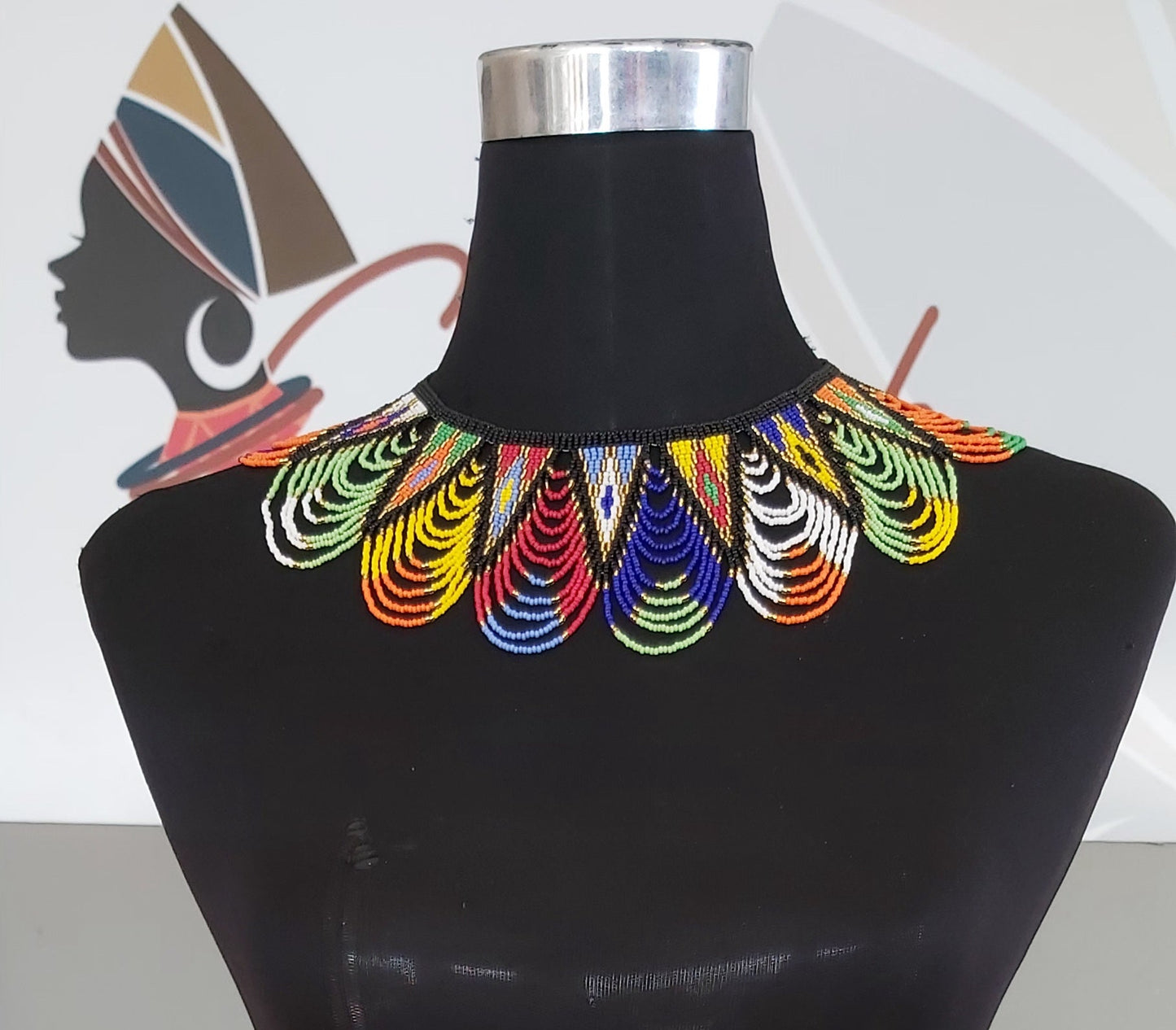 Sazwi Peacock Neckpiece