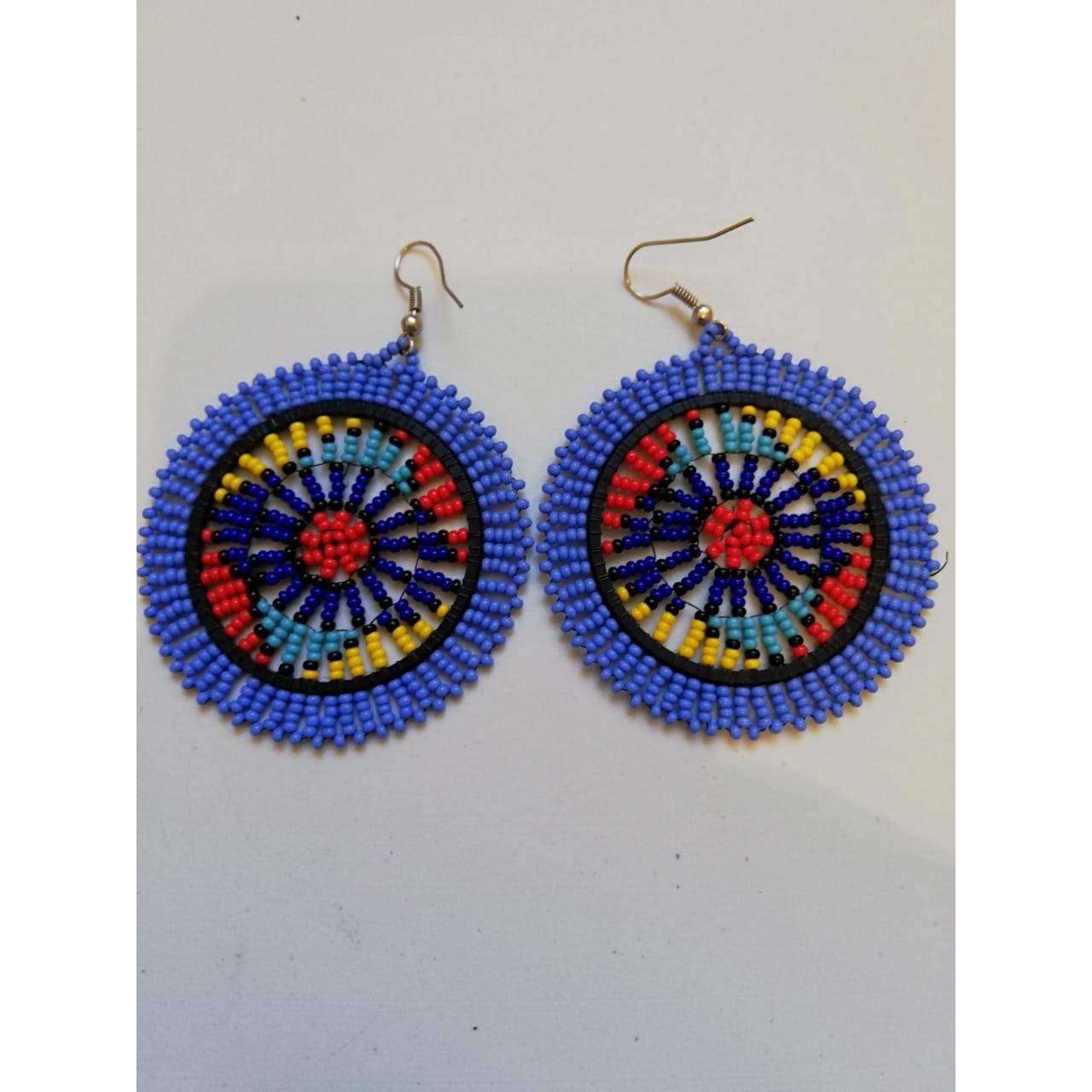 Zulu Disc Circle Earrings