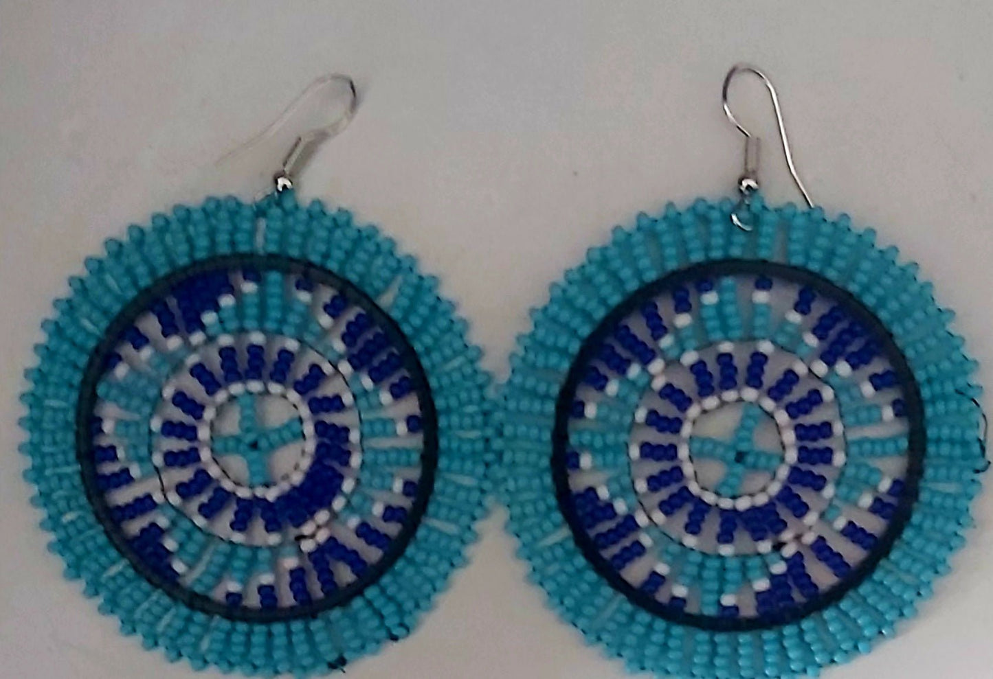 Zulu Disc Circle Earrings