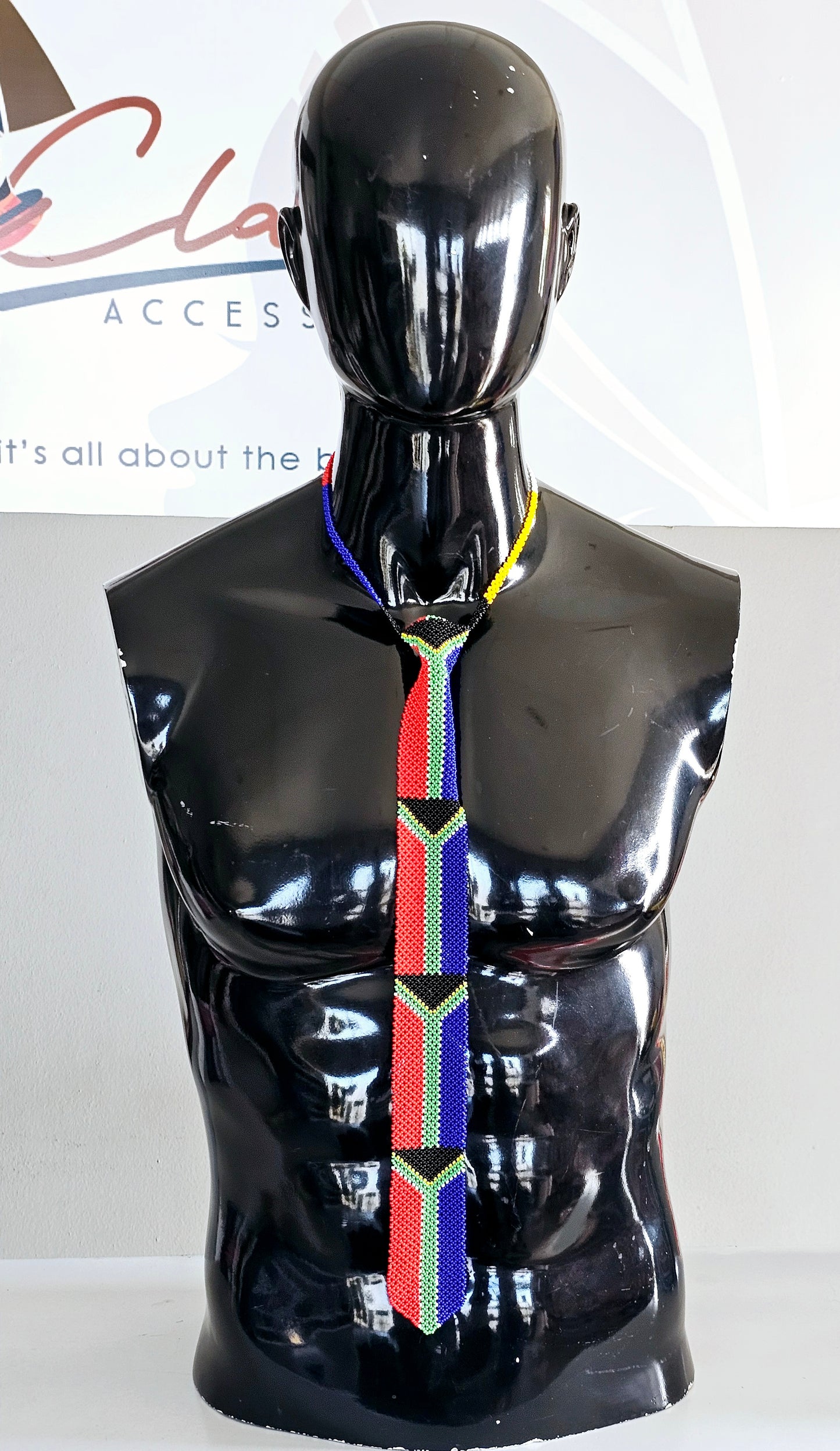 Men's Beaded Tie