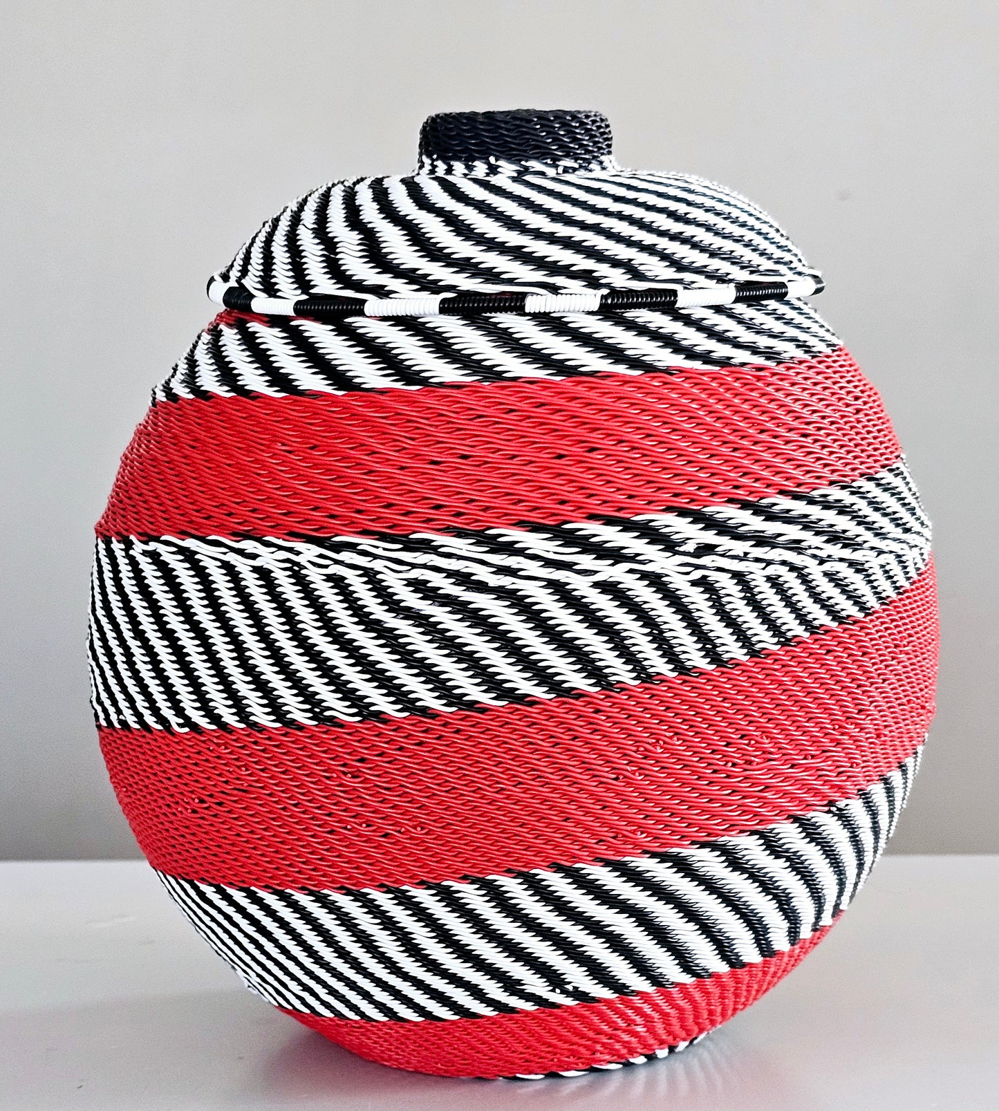 Telephone Wire Ukhamba Bowl