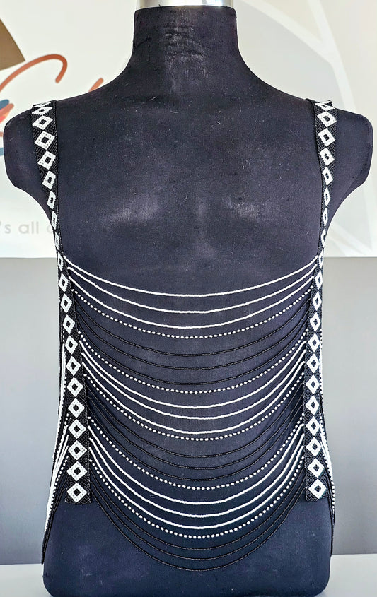 Men's Beaded Vest