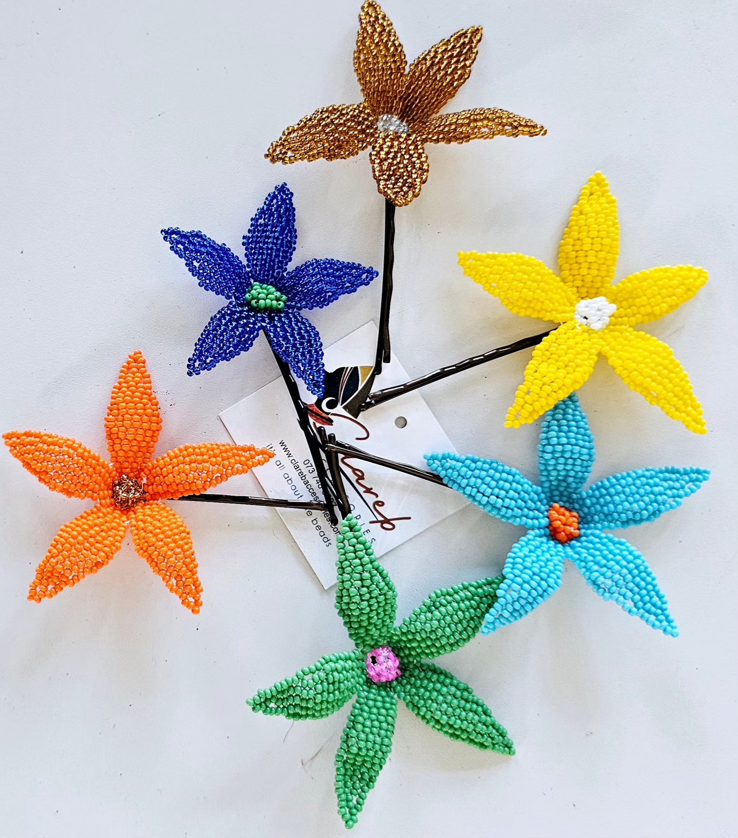 Beaded Hair Clip