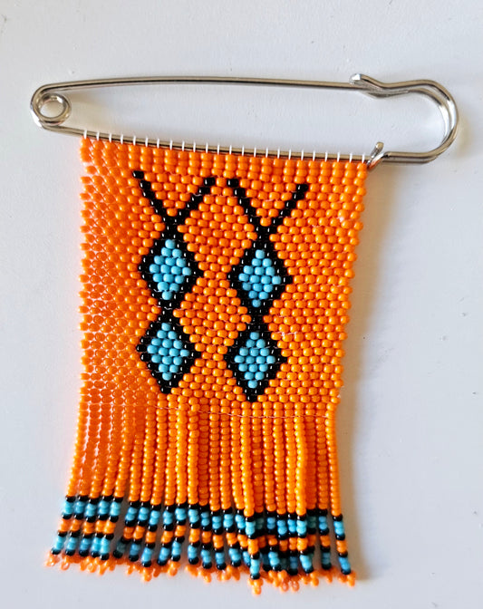 Beaded Safety Pins