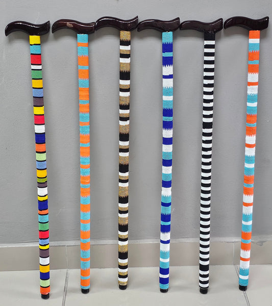 Togu Beaded Walking Stick/ Intonga