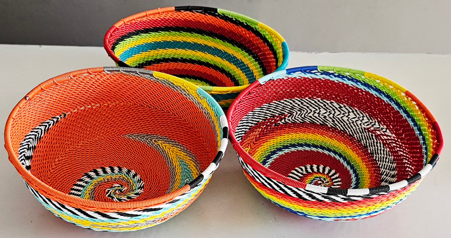 Telephone Wire Bowl 16x8cm