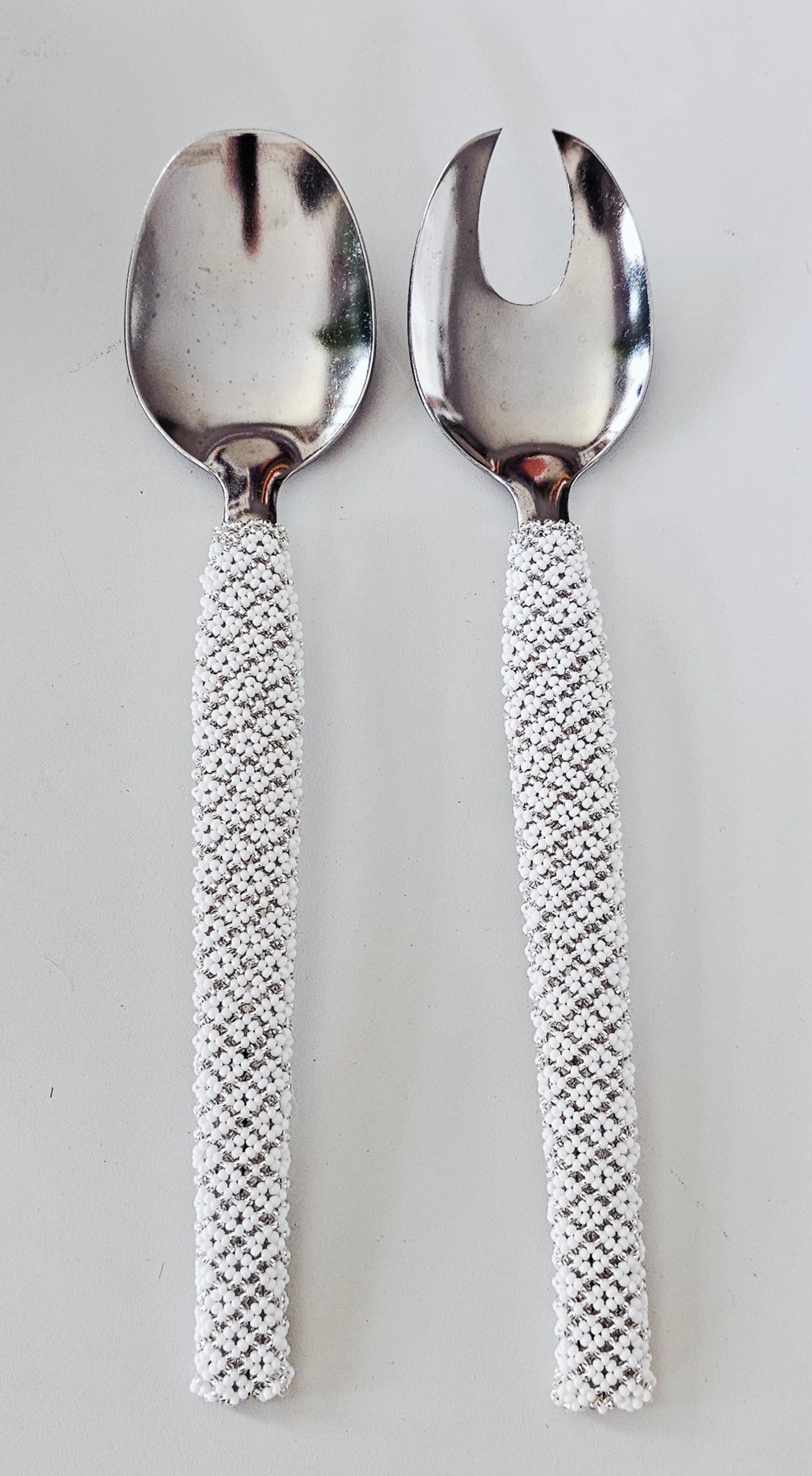 Beaded Salad Servers set (2)