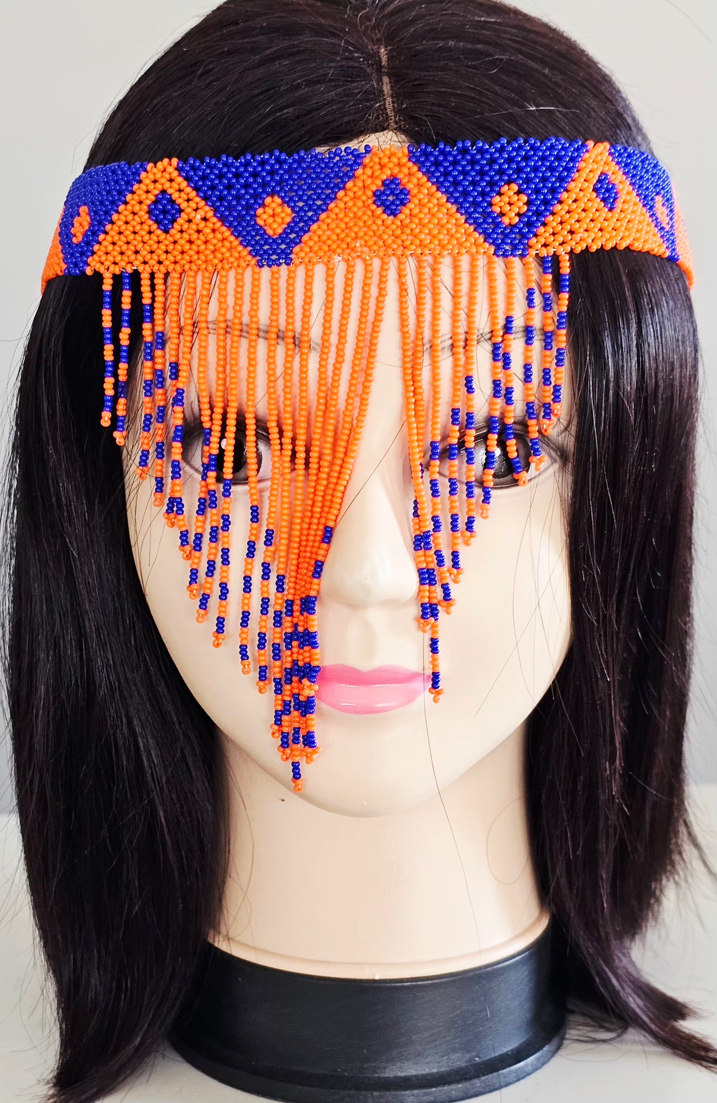Beaded Head Veil