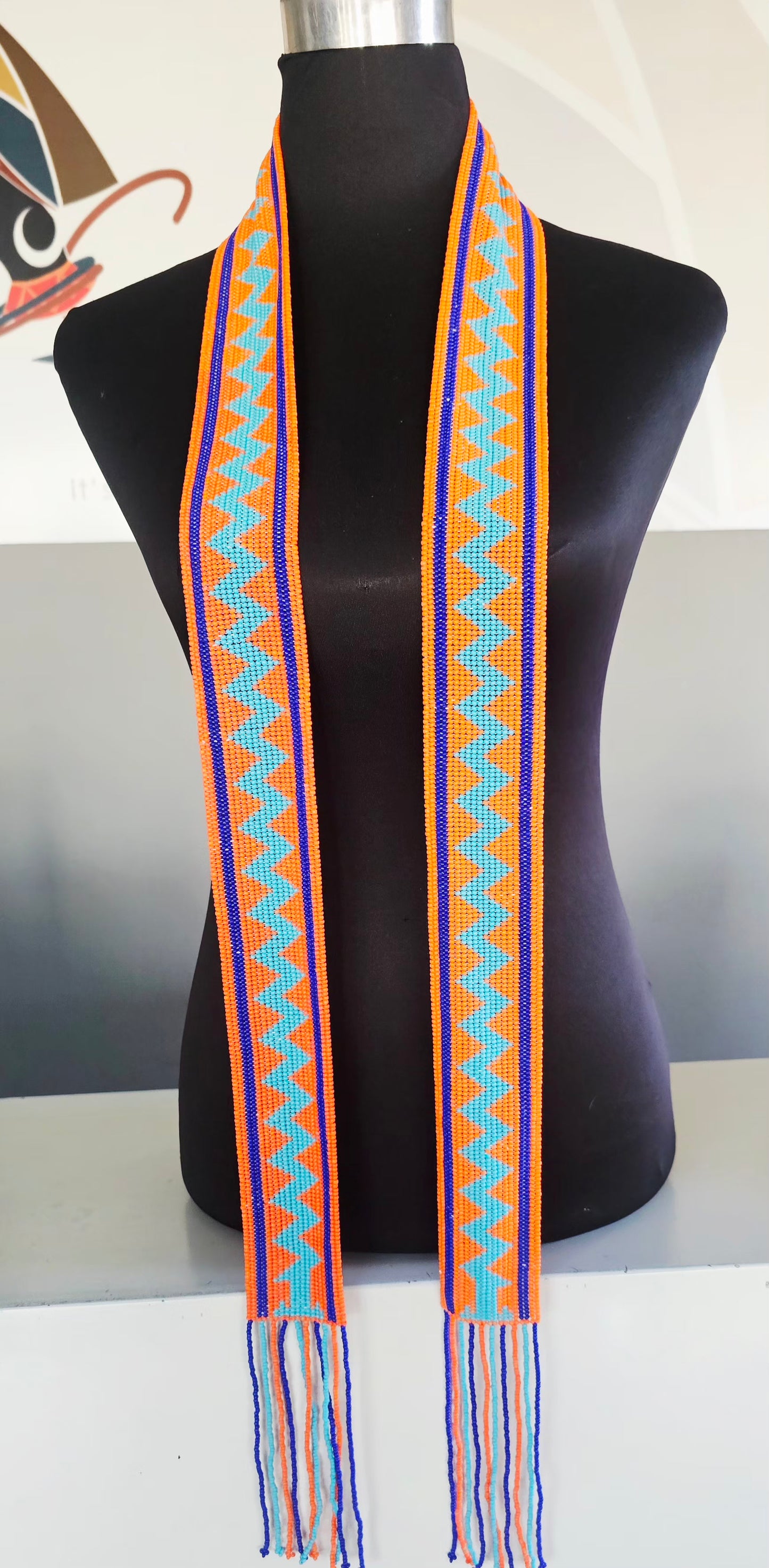 Madiba Men's Beaded Scarf