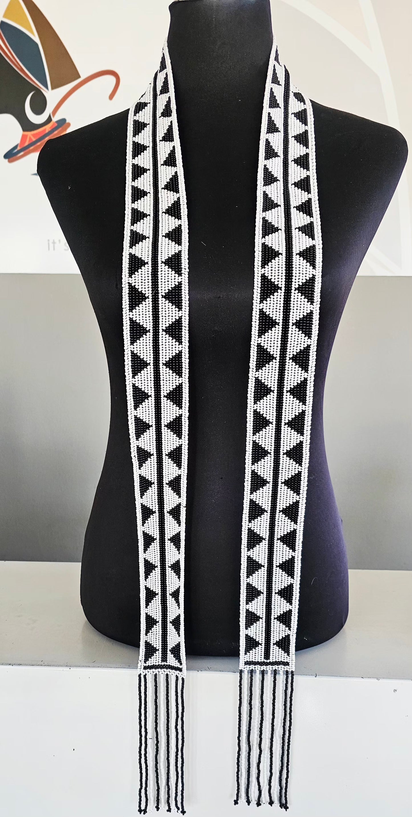 Madiba Men's Beaded Scarf