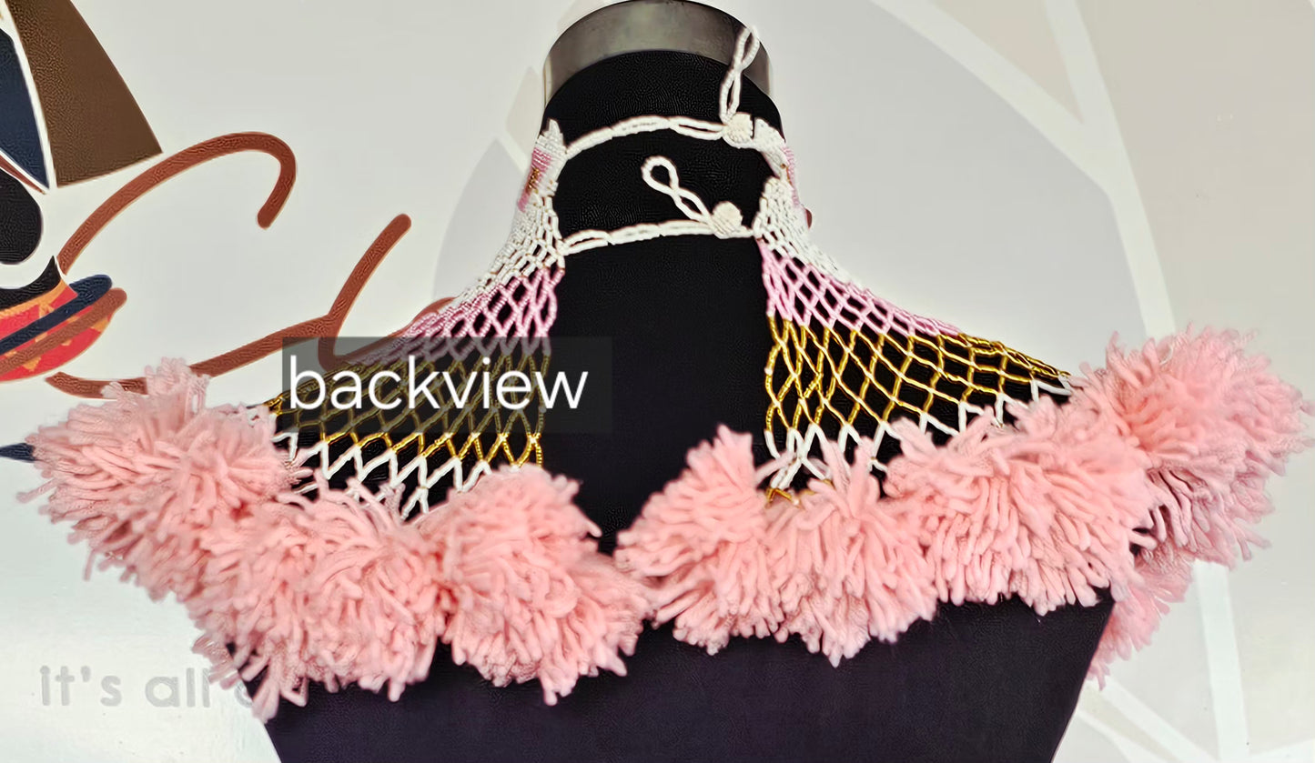 Isibabale Fluffy Neckpiece