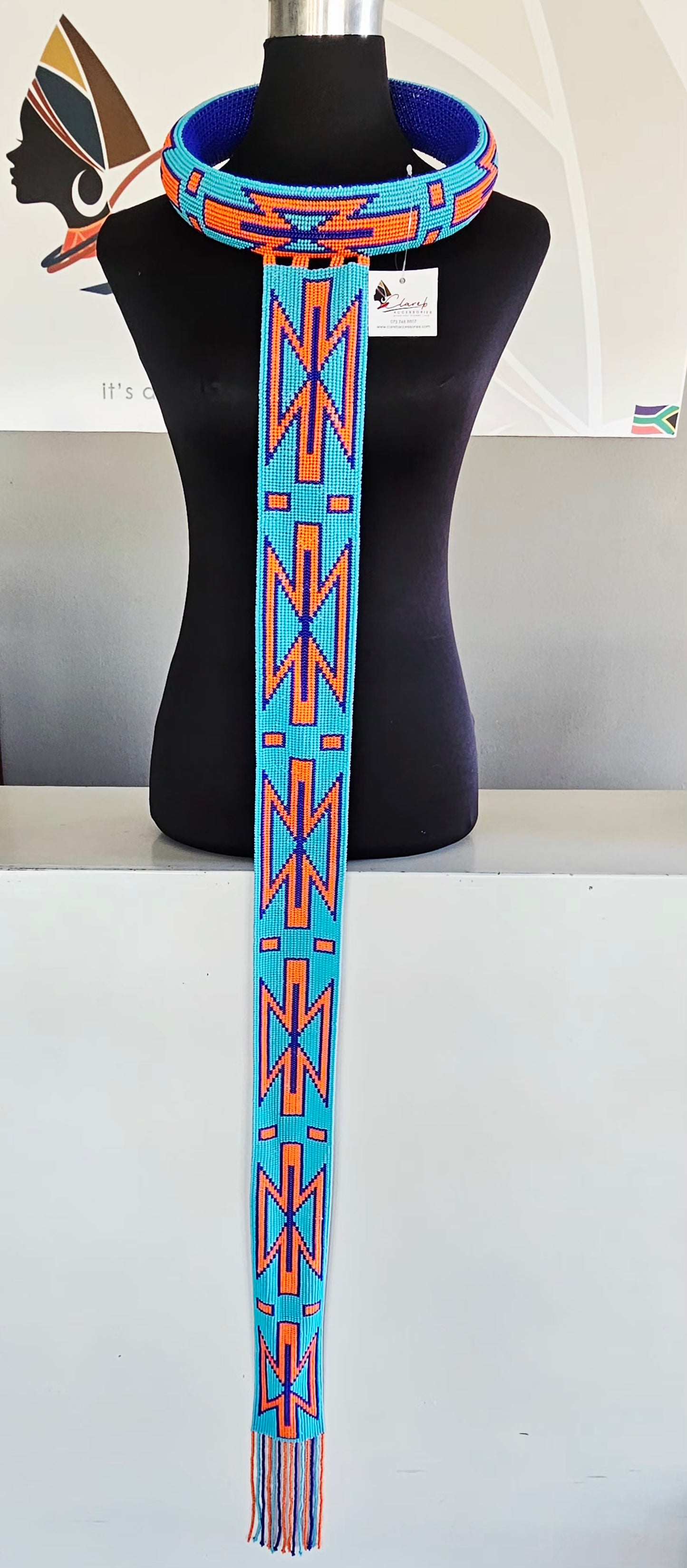 MaNgwane Beaded Neckpiece