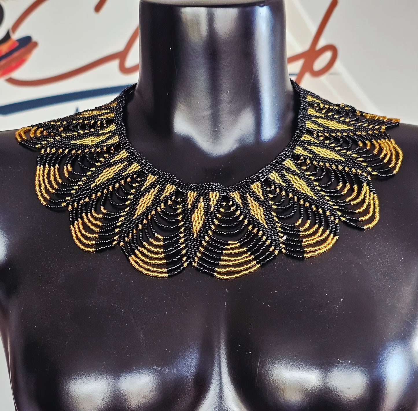 Sazwi Peacock Neckpiece
