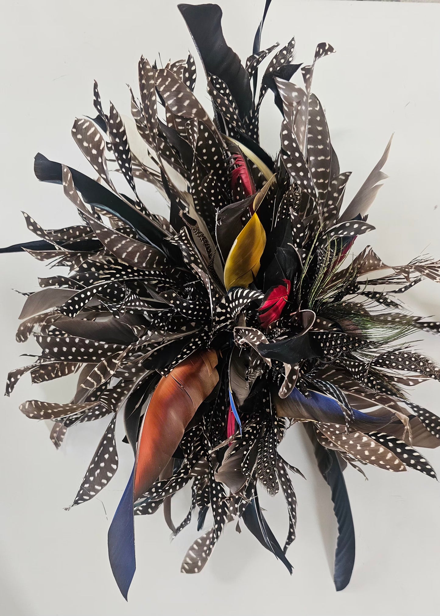 Iqubu / Zulu feathered headdress