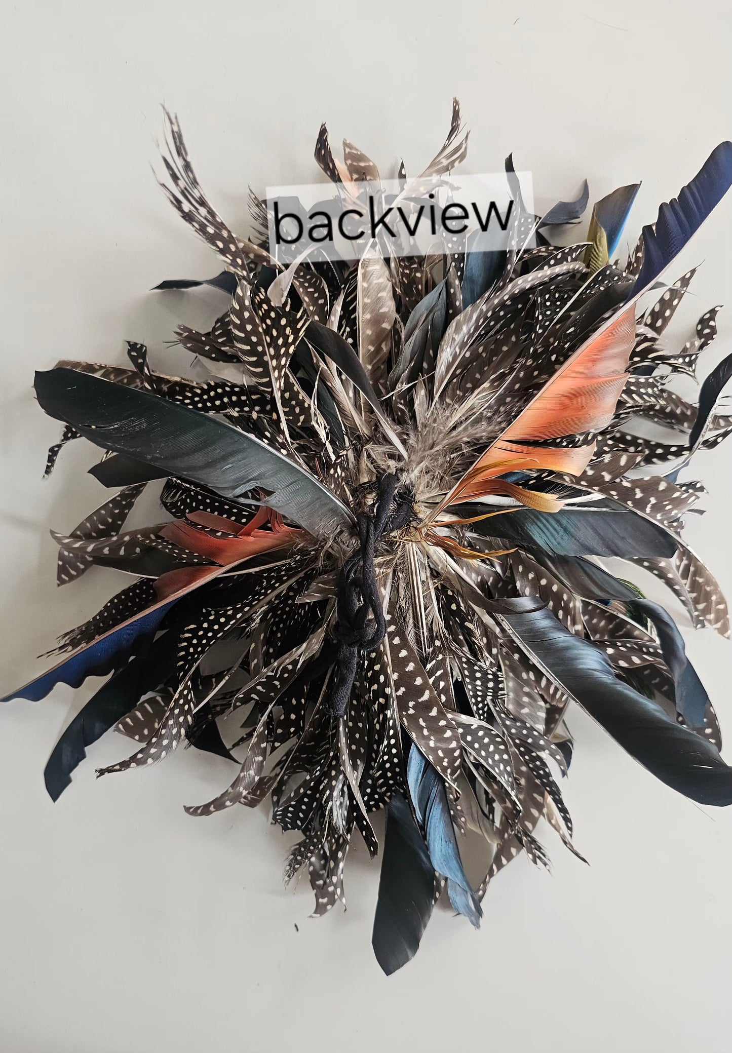 Iqubu / Zulu feathered headdress