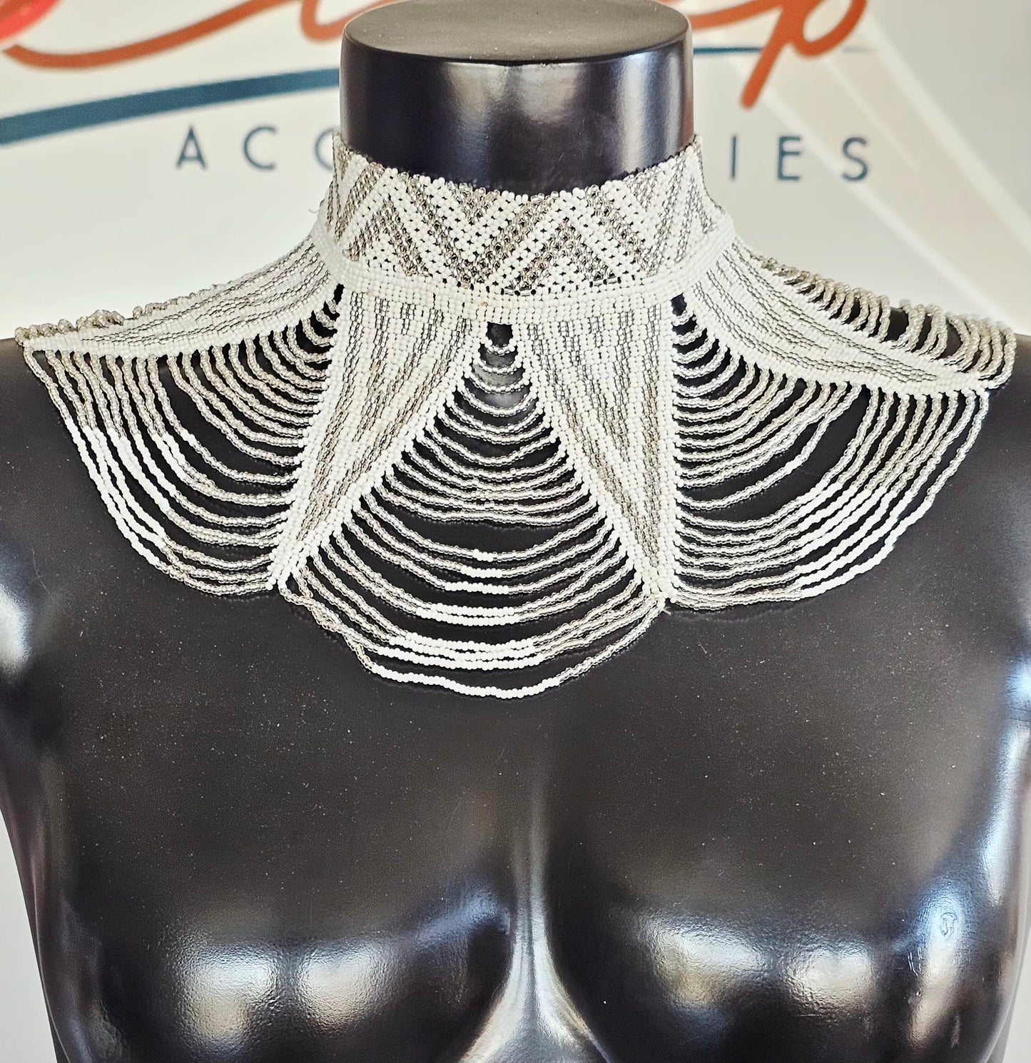 Phila Peacock Neckpiece