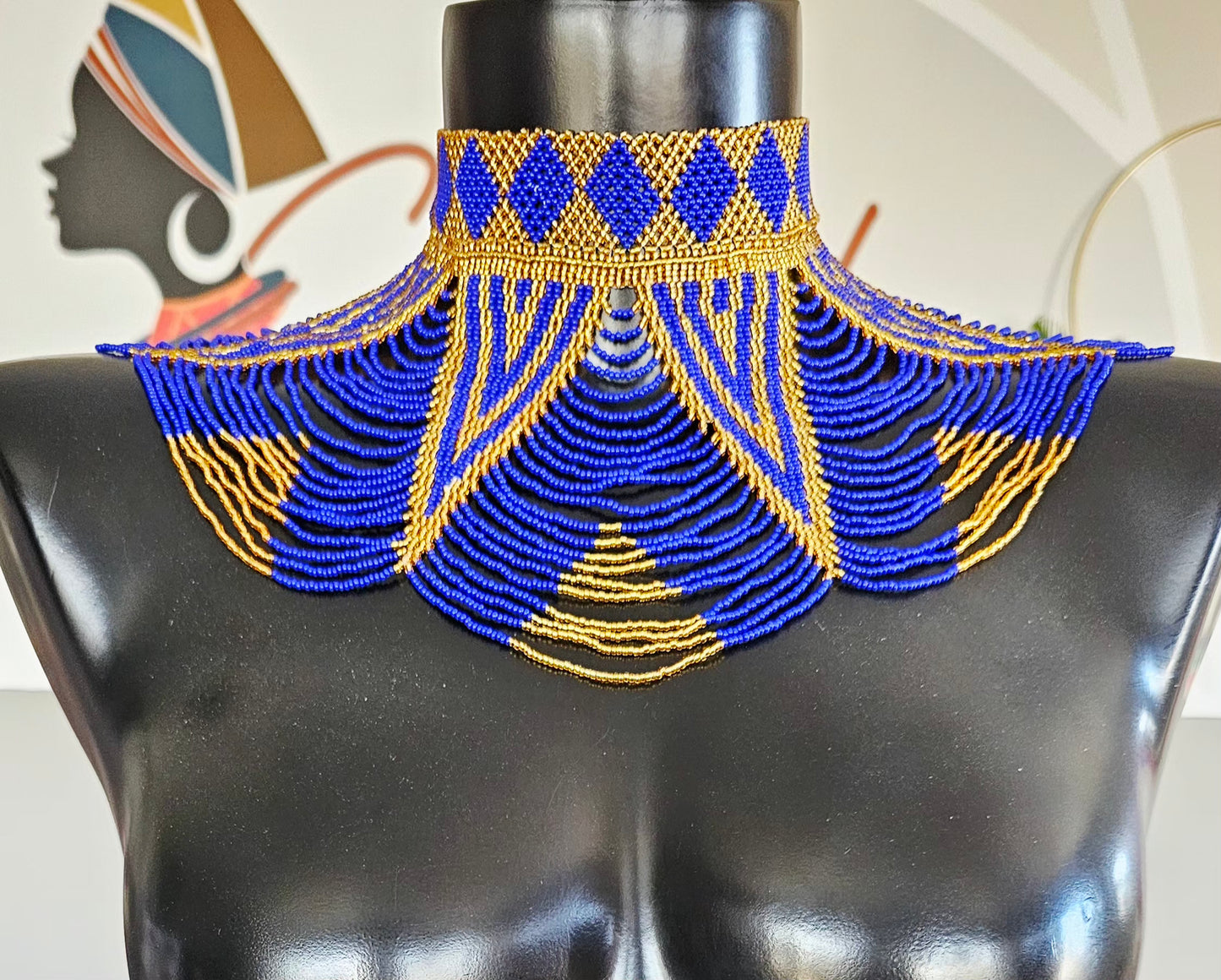 Phila Peacock Neckpiece