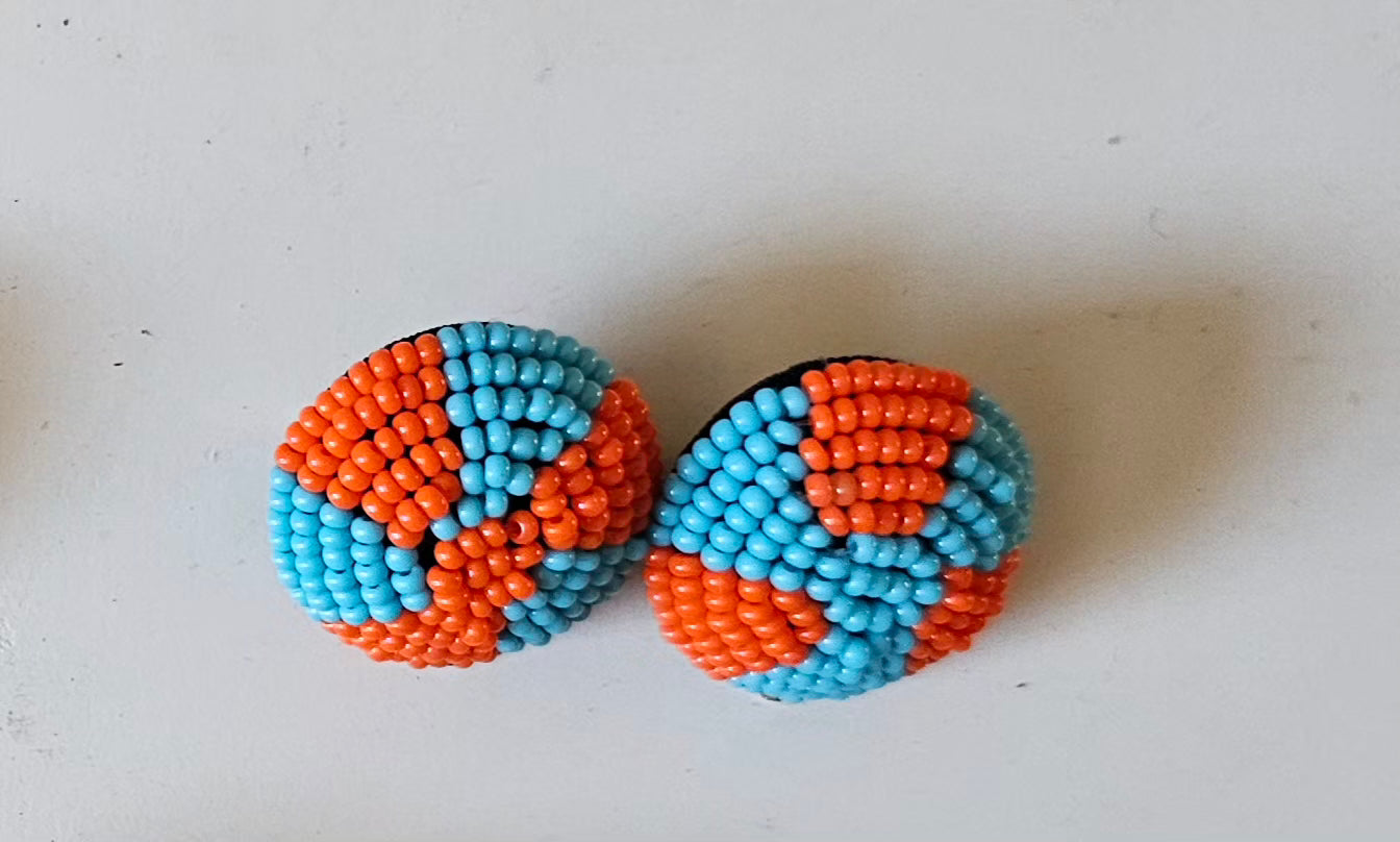 Beaded Clip-On Earings