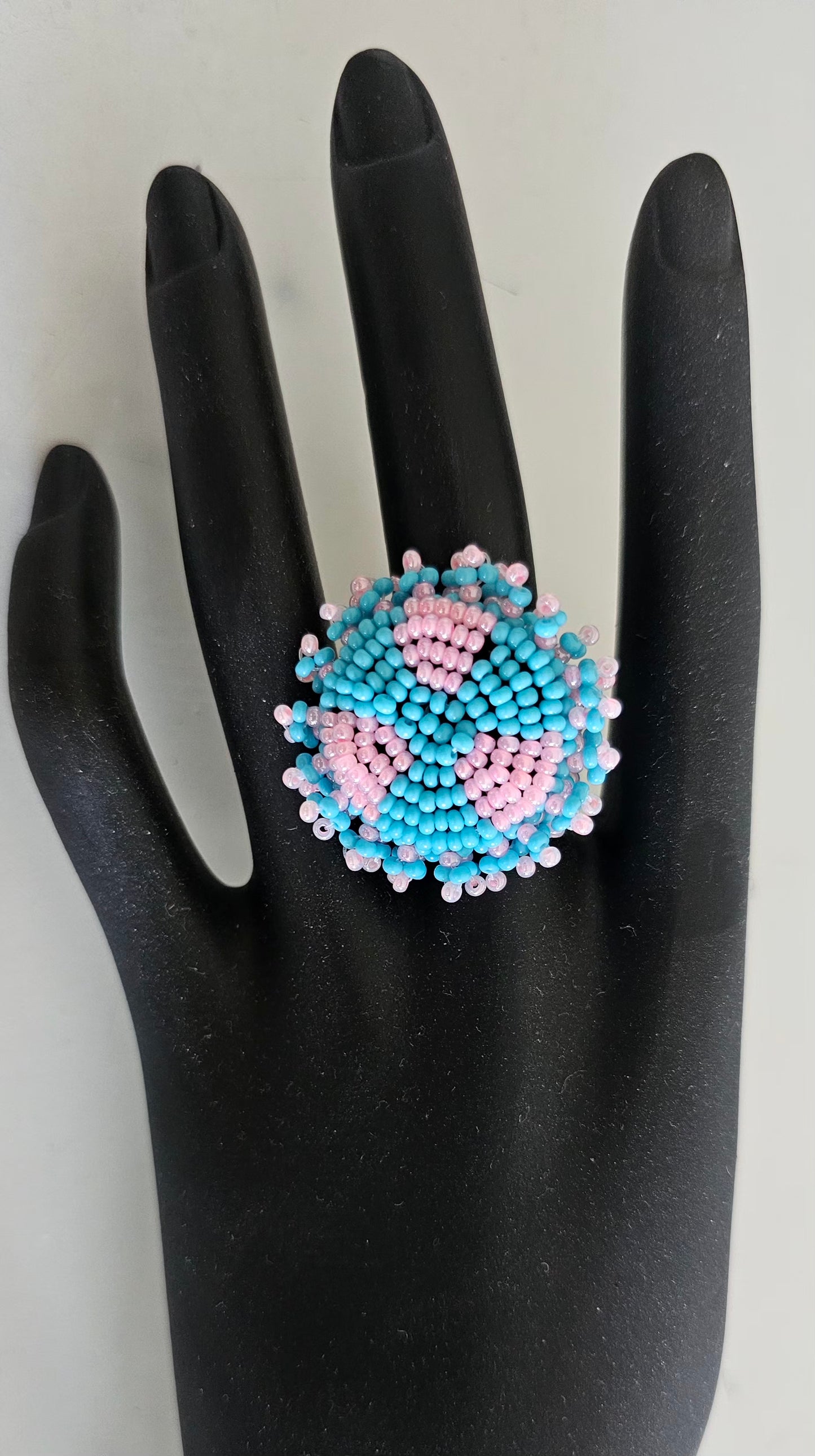 Sunflower Beaded Rings