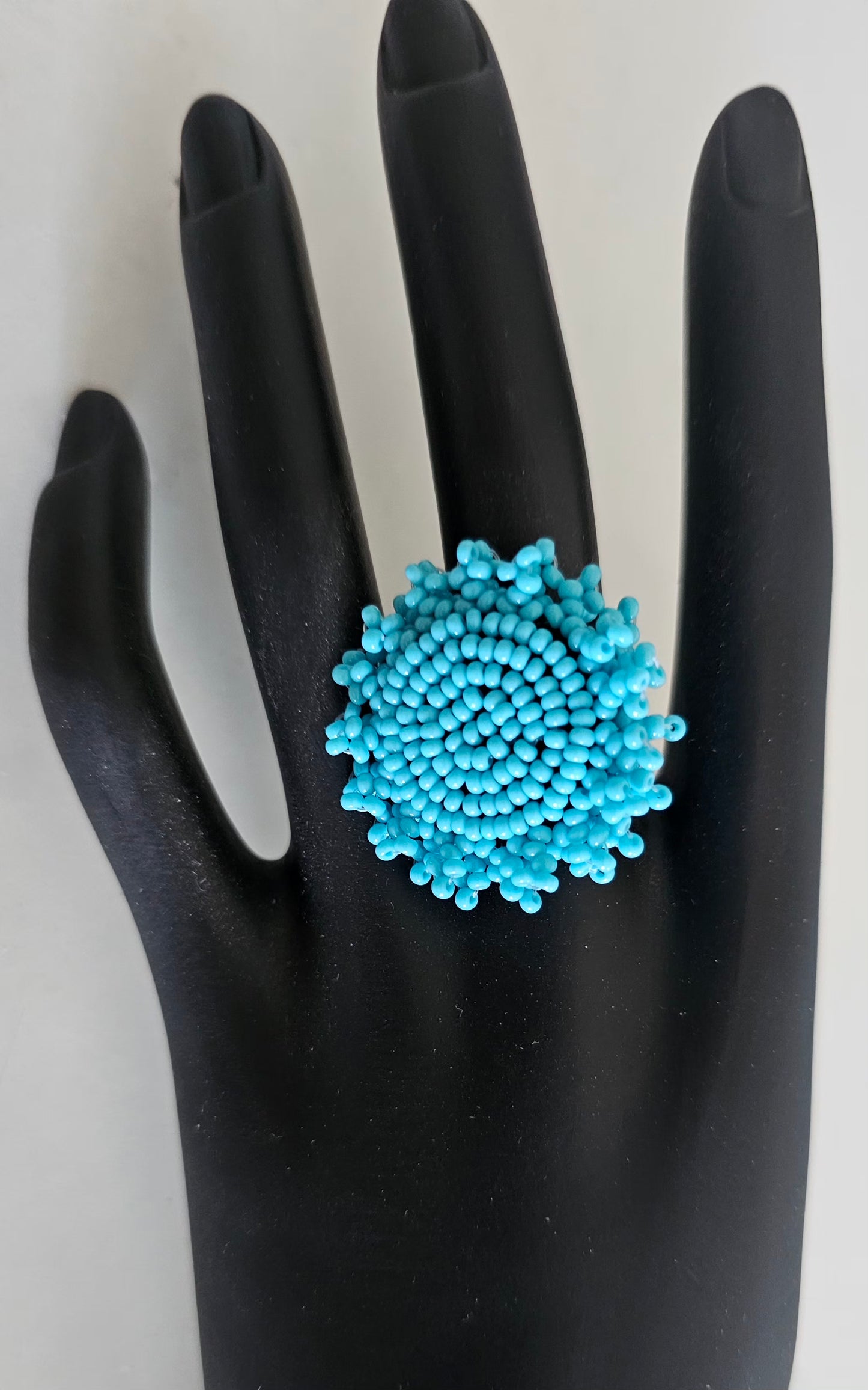 Sunflower Beaded Rings