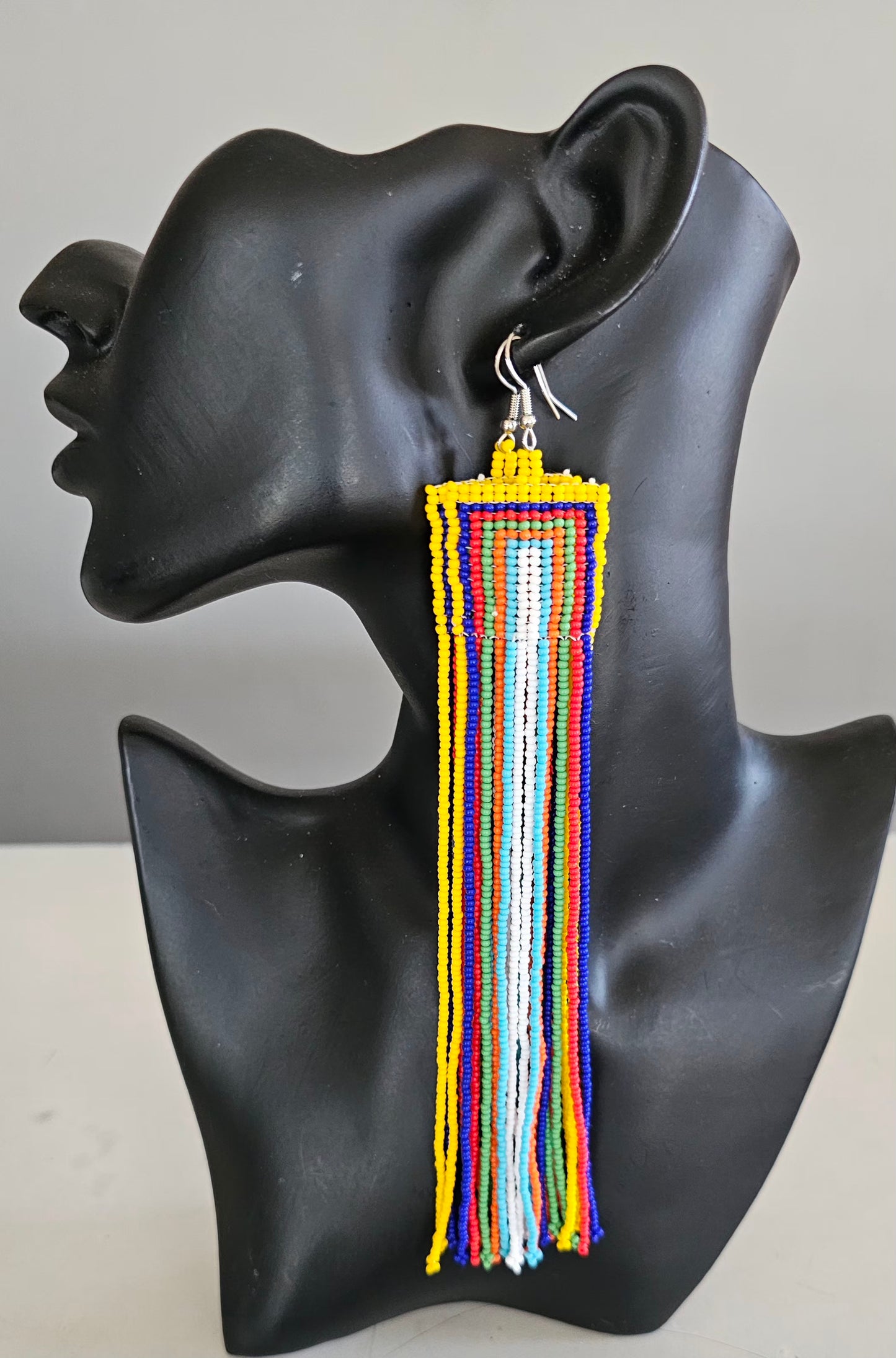 Square Tassel Earrings