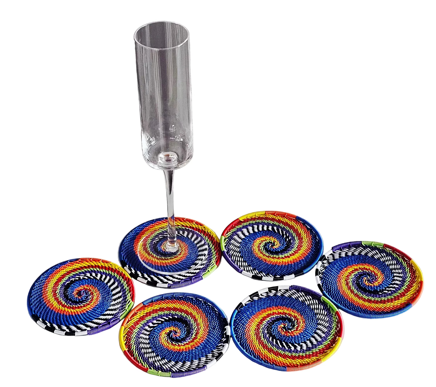Telephone Wire Coasters (set of 6)