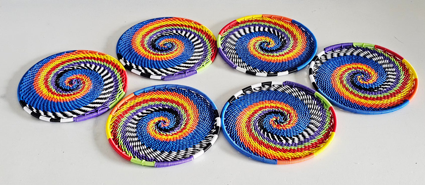 Telephone Wire Coasters (set of 6)