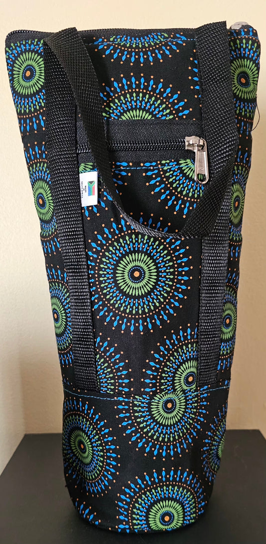 Shweshwe Wine Bag
