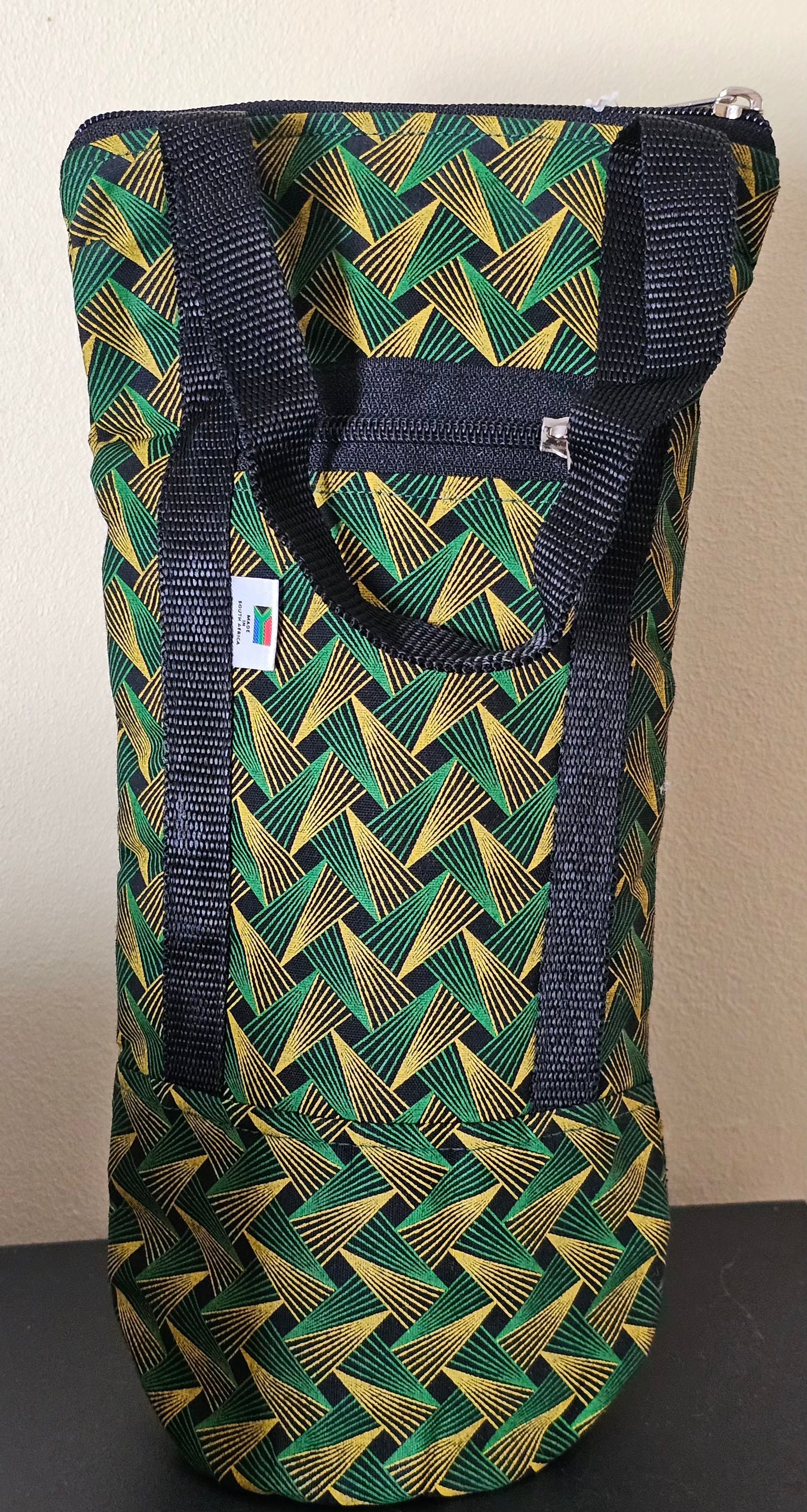 Shweshwe Wine Bag