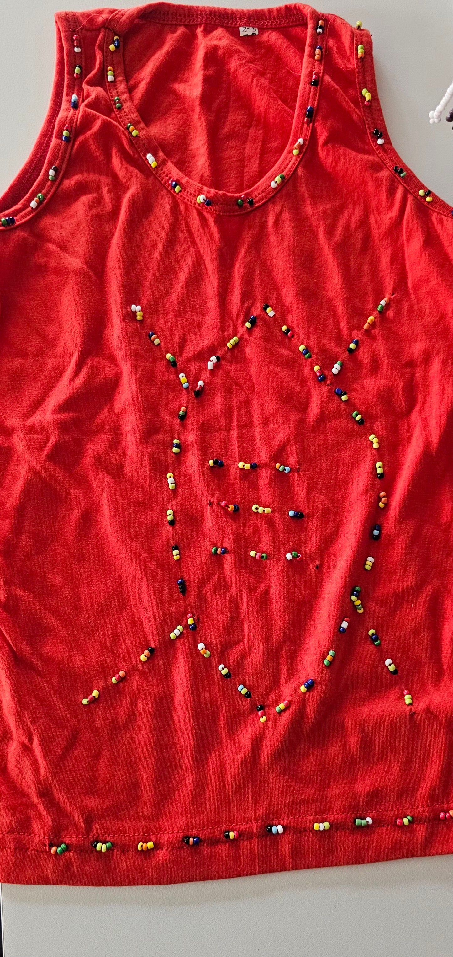 Kiddies Beaded Vest