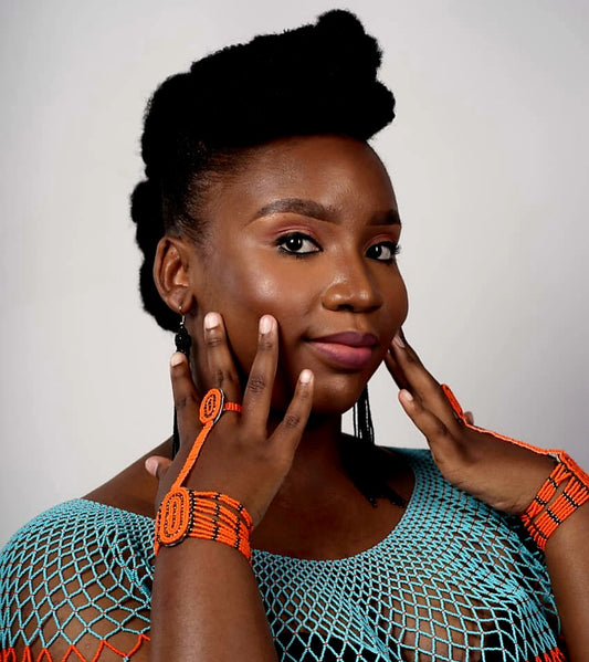 Maasai  Beaded Hand glove