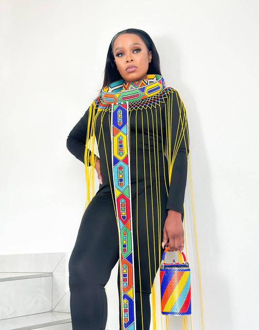 MaNgwane Beaded Neckpiece
