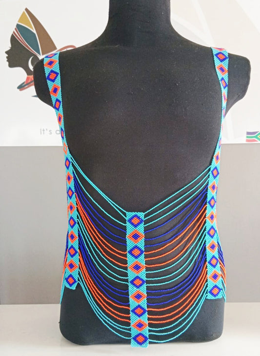 Ndlovu Men's Beaded Vest