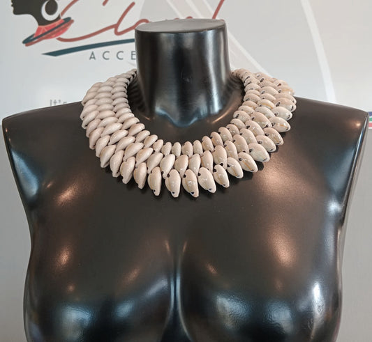 Nambitha Cowrie Shell Neckpiece